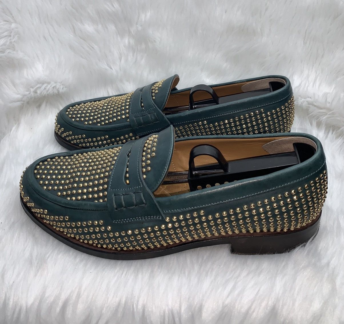 Louis Leeman Louis Leeman Gold Stud Loafers Size US 7 / EU 40 - 5 Thumbnail