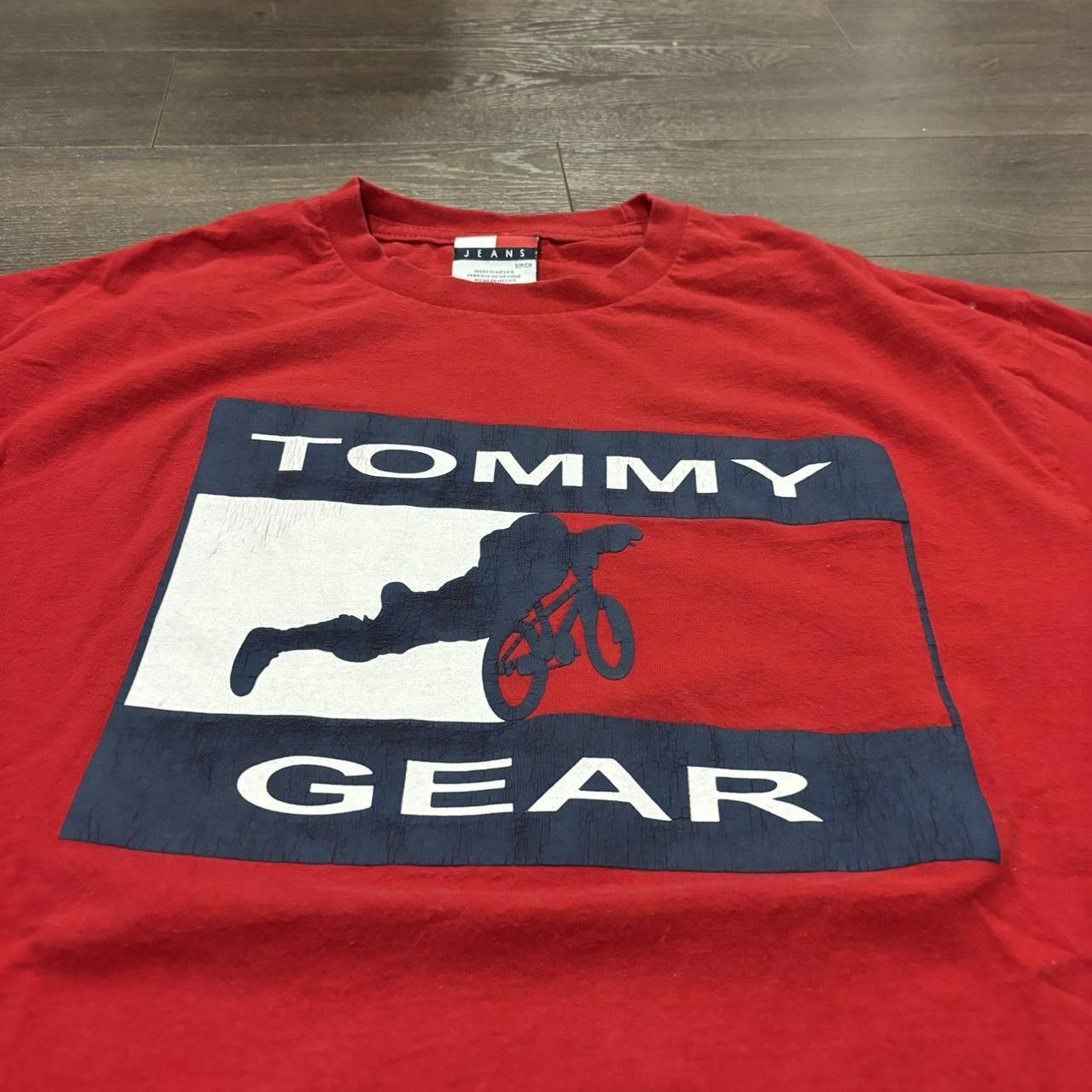 Tommy Hilfiger vintage Tommy Hilfiger Tommy gear t shirt 00s Size US M / EU 48-50 / 2 - 2 Thumbnail