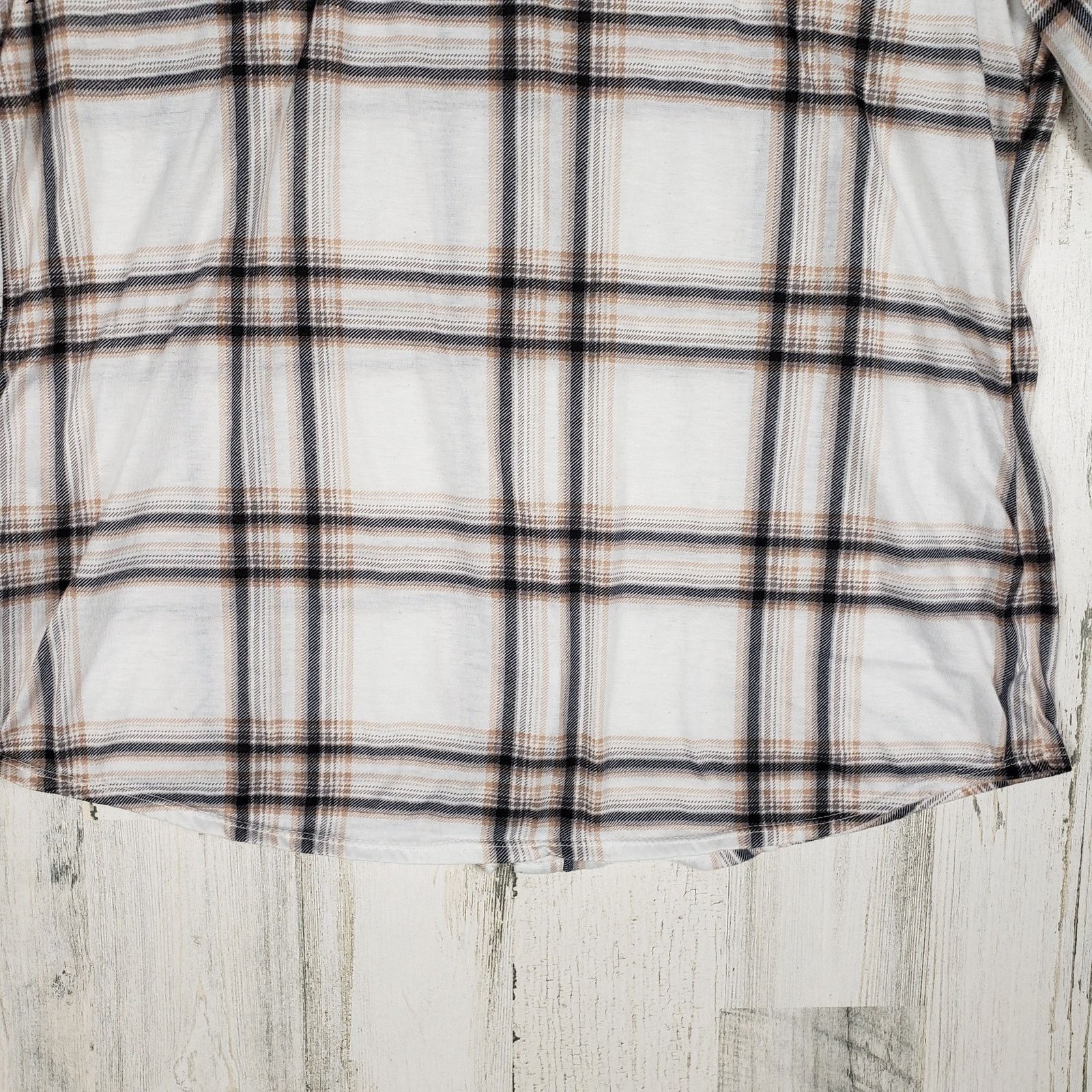 Other French Laundry Plaid Long Sleeve Button Up Top Large Size L / US 10 / IT 46 - 14 Thumbnail