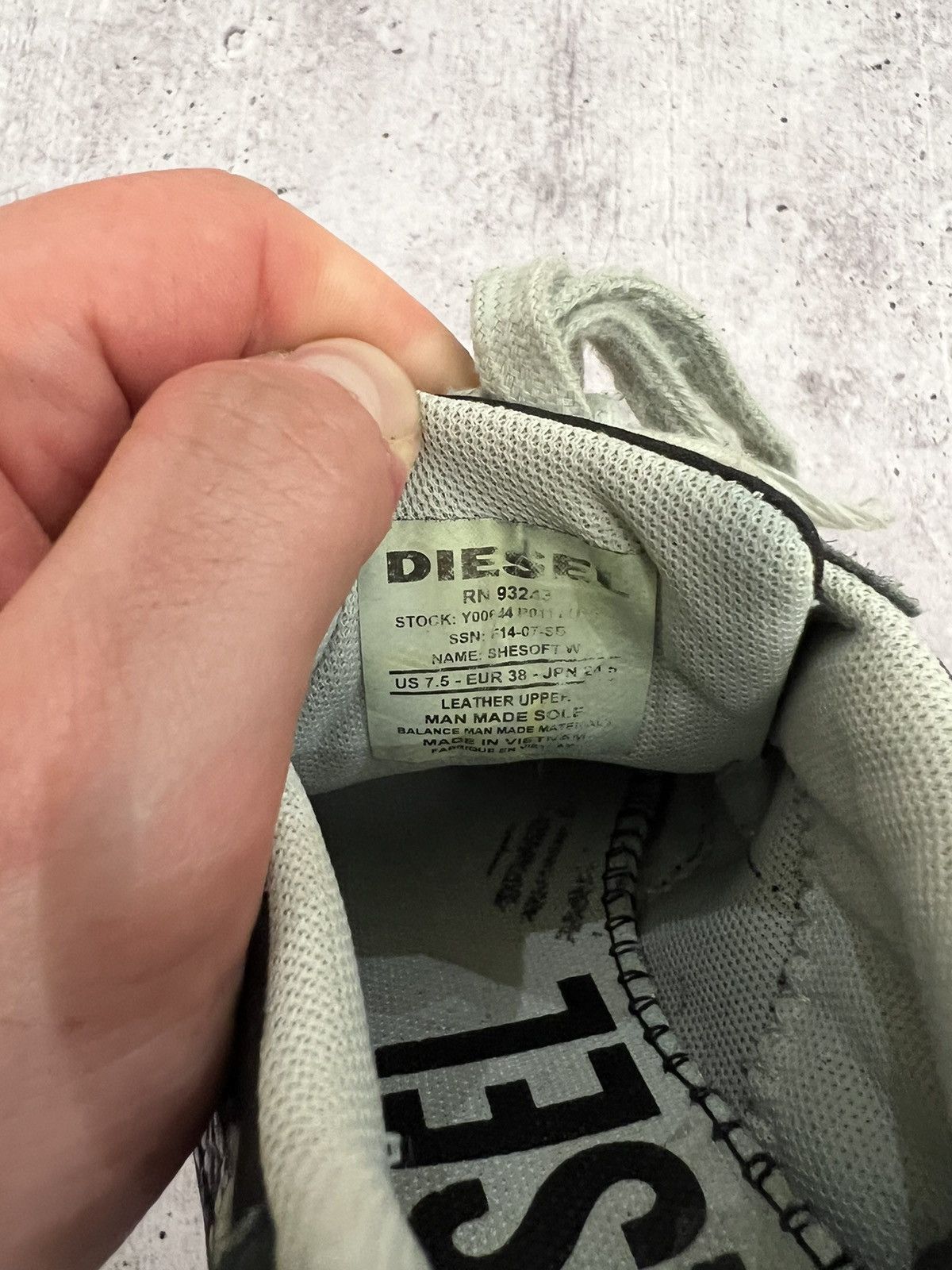Diesel 🩸RARE🩸Diesel Vintage Women Sneakers Y2K Size US 7.5 / IT 37.5 - 10 Thumbnail