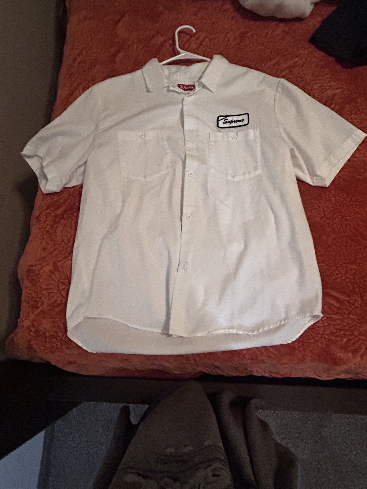 Supreme Supreme Mechanic Shirt - U R A Bitch Size US L / EU 52-54 / 3 - 3 Thumbnail