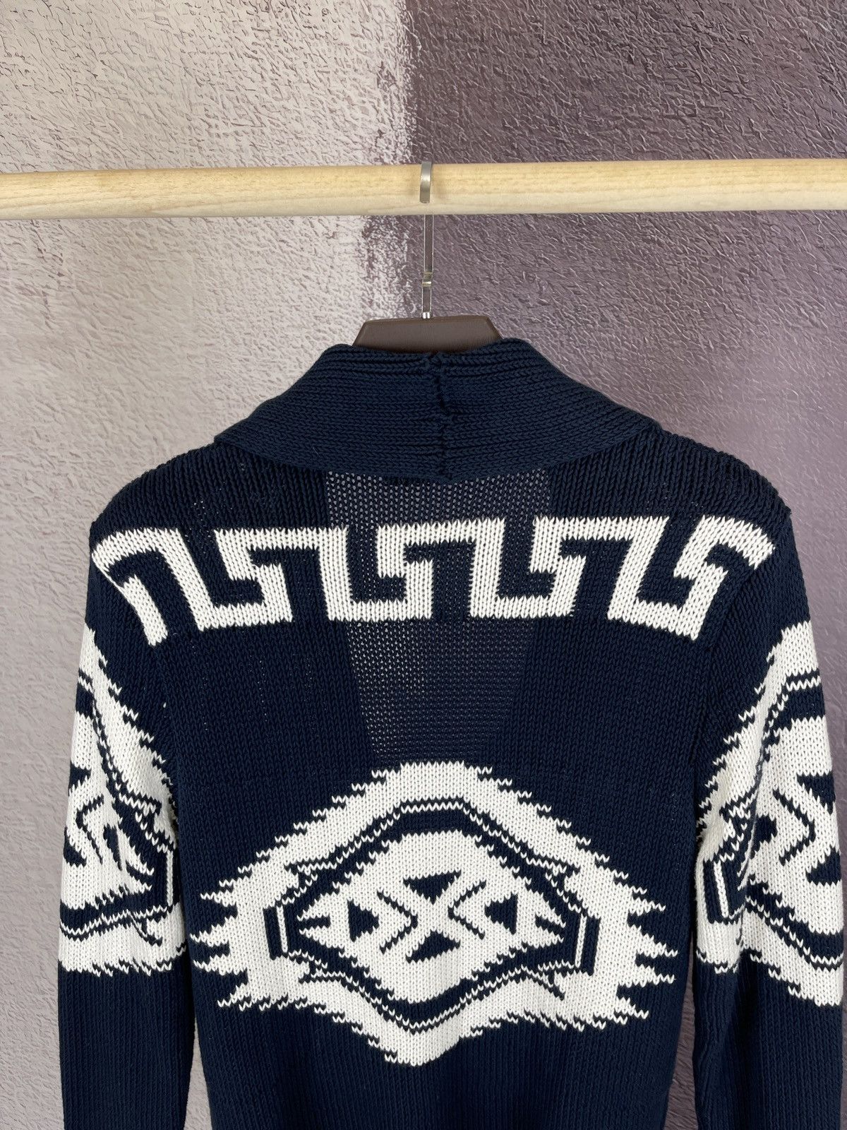Altea Altea for Care of Carl Aztec pattern knitted cardigan Size US S / EU 44-46 / 1 - 11 Thumbnail
