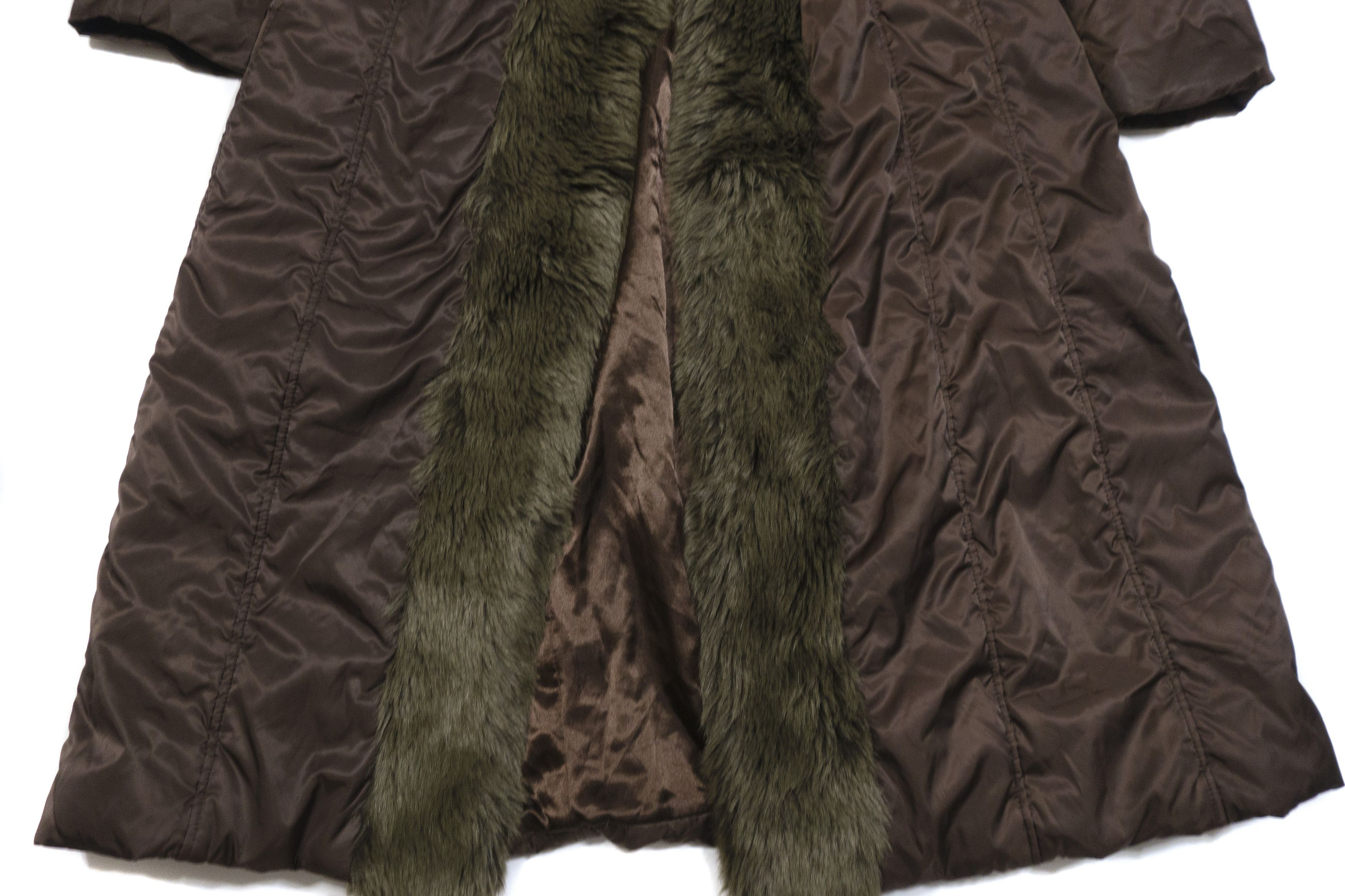 Balmain 90S Faux Fur Y2K Overcoat Vintage Size S / US 4 / IT 40 - 4 Thumbnail