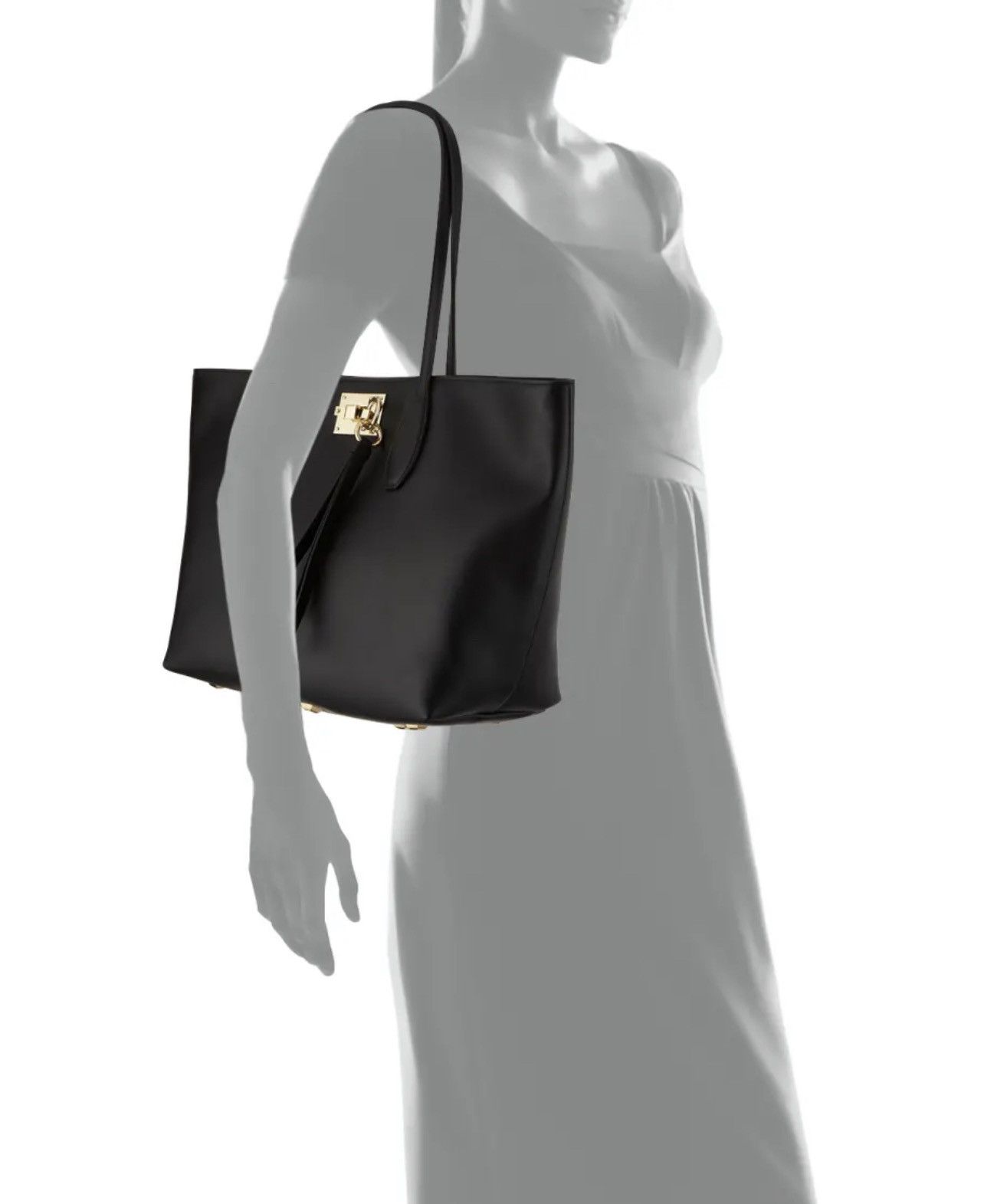 Salvatore Ferragamo Ferragamo Studio Leather Tote Bag Size ONE SIZE - 2 Thumbnail