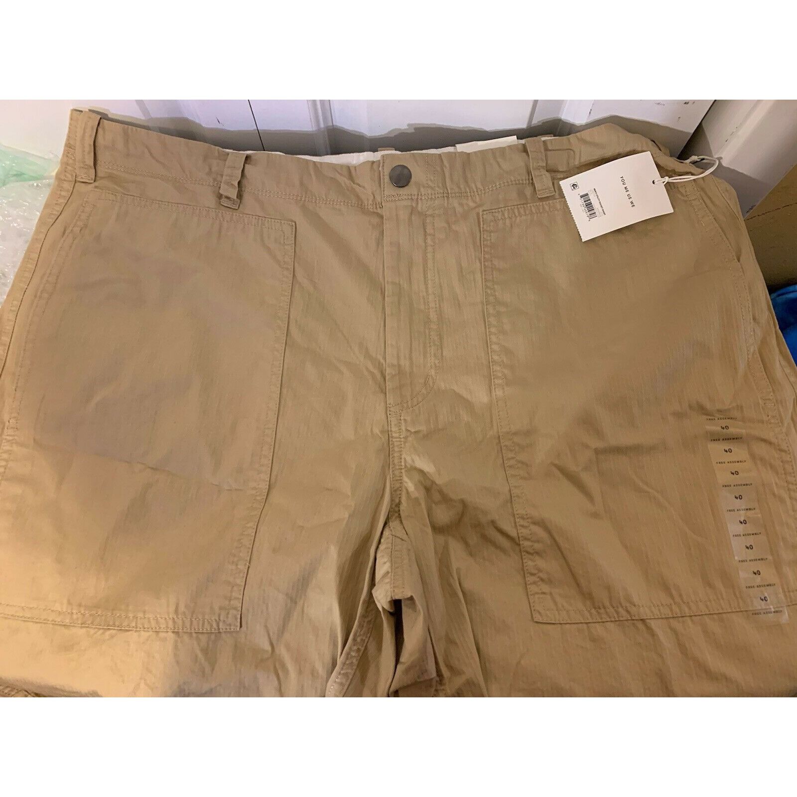 Other New Free Assembly utility pocket shorts Men’s Sz 40 brown Or Size US 40 / EU 56 - 3 Thumbnail