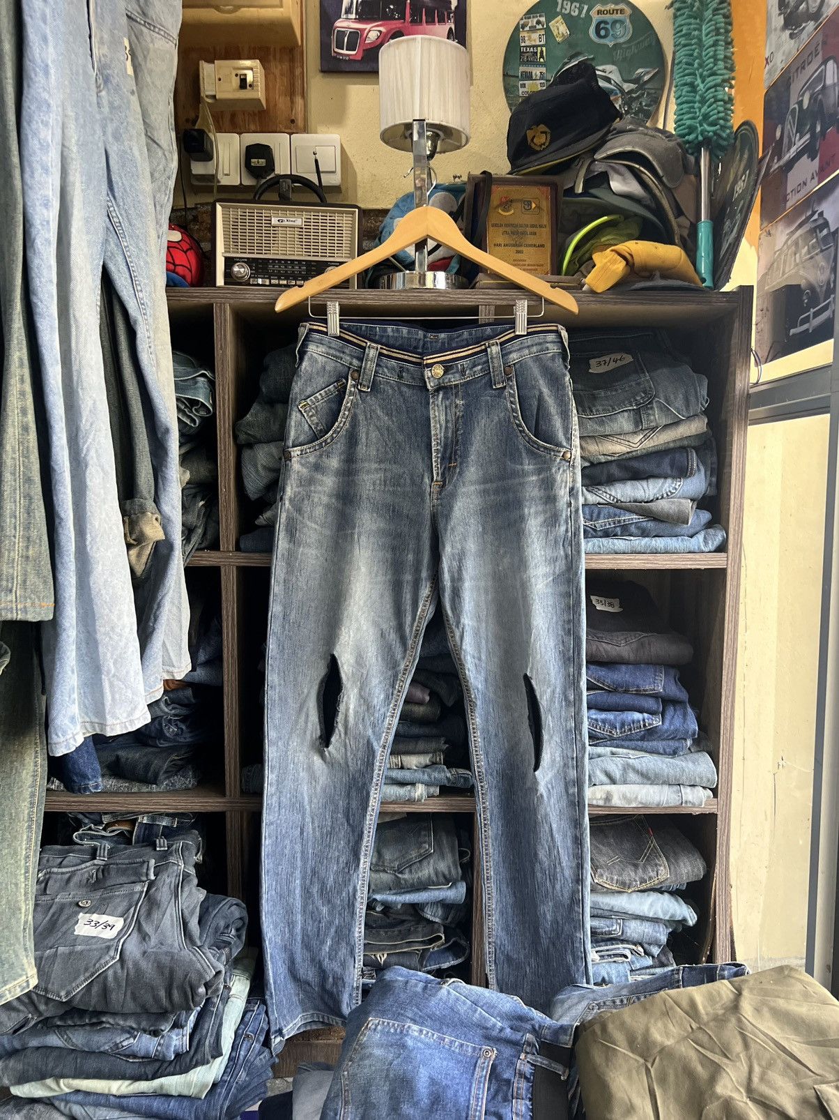 Edwin 🔥Edwin Jersey Distressed Denim Size US 31 - 1 Thumbnail