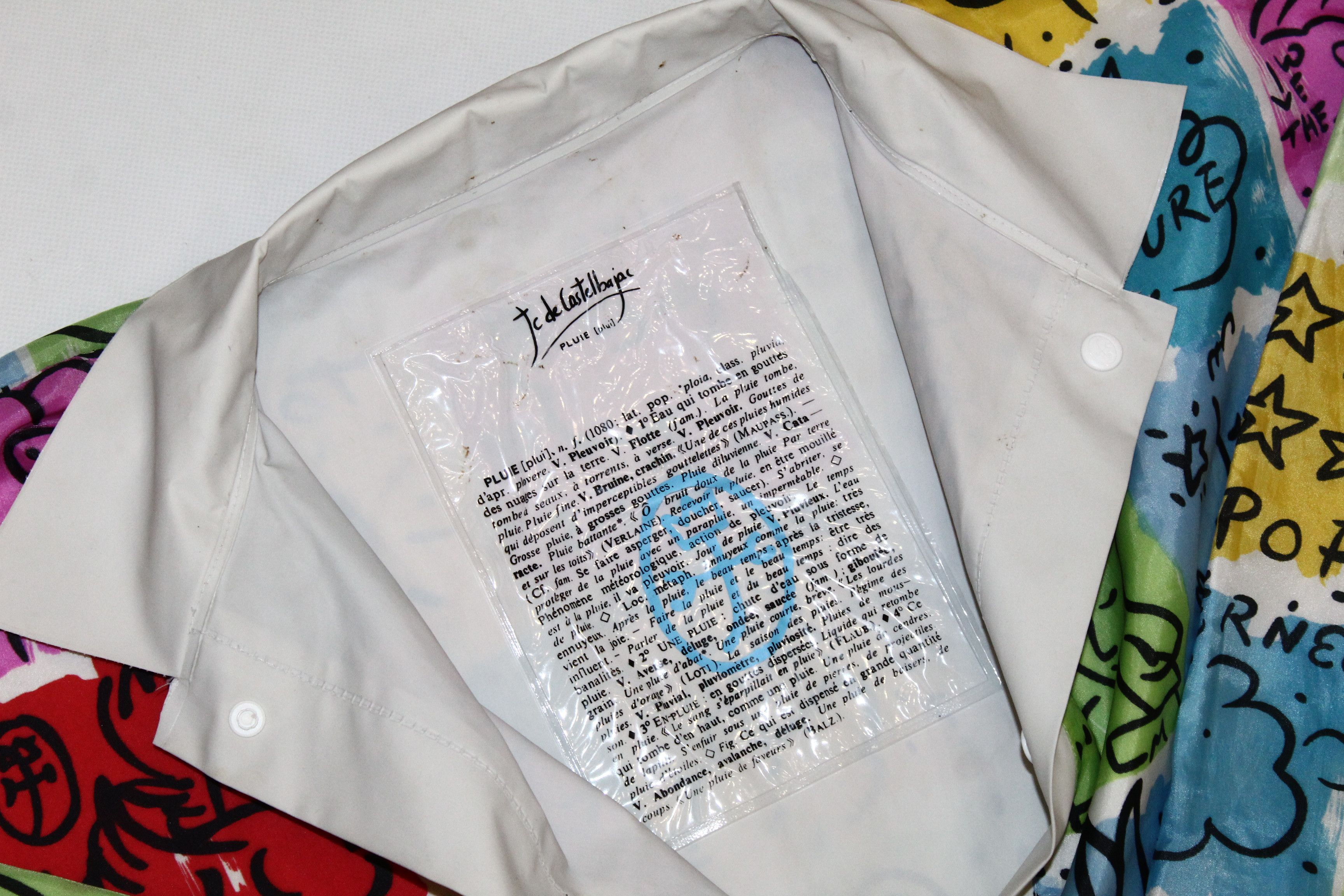 Jean Charles De Castelbajac 💥Jean Charles De Castelbajac Pluie PVC Reversible Raincoat Size US L / EU 52-54 / 3 - 3 Thumbnail