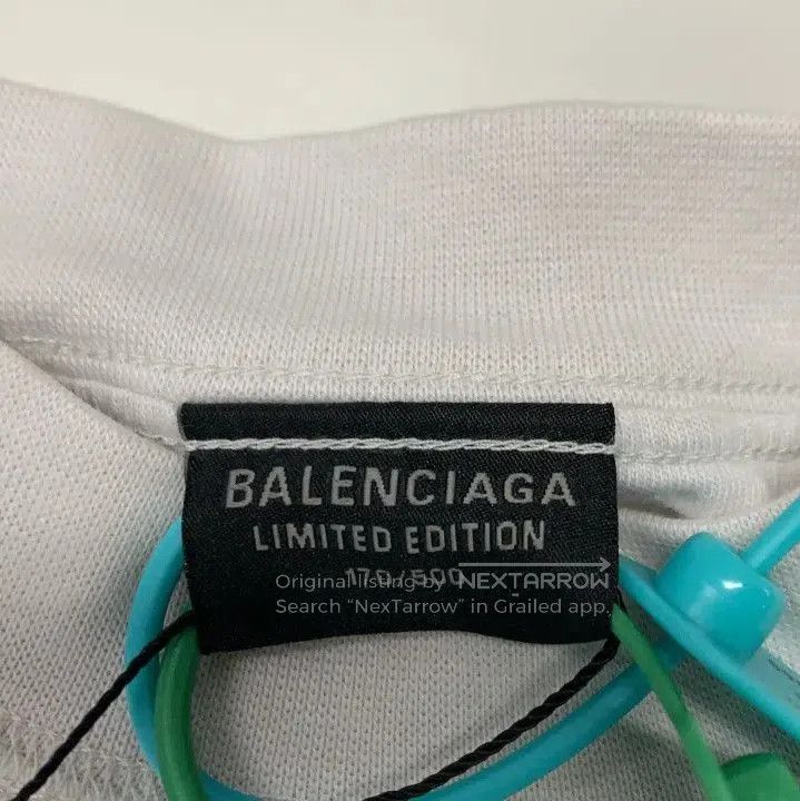 Balenciaga Balenciaga BFRND Logo Print Oversized T. Size US M / EU 48-50 / 2 - 2 Thumbnail