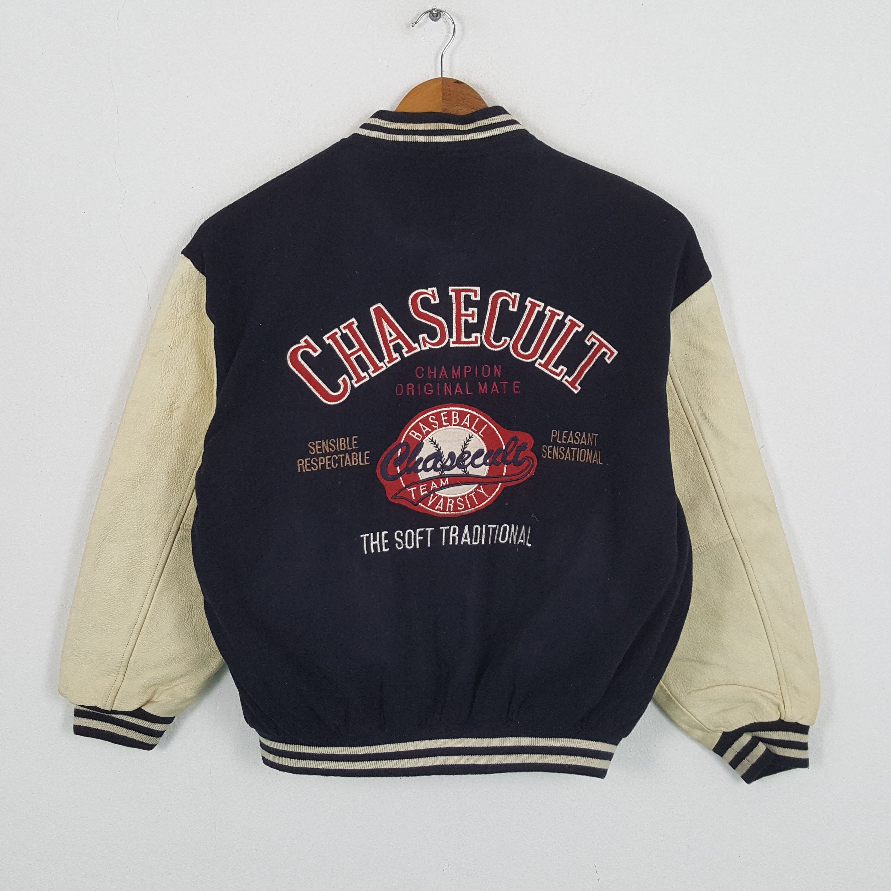 MLB × Vintage Vintage CHASECULT BASEBALL TEAM American Clab Varsity Jacket Size US XL / EU 56 / 4 - 1 Thumbnail