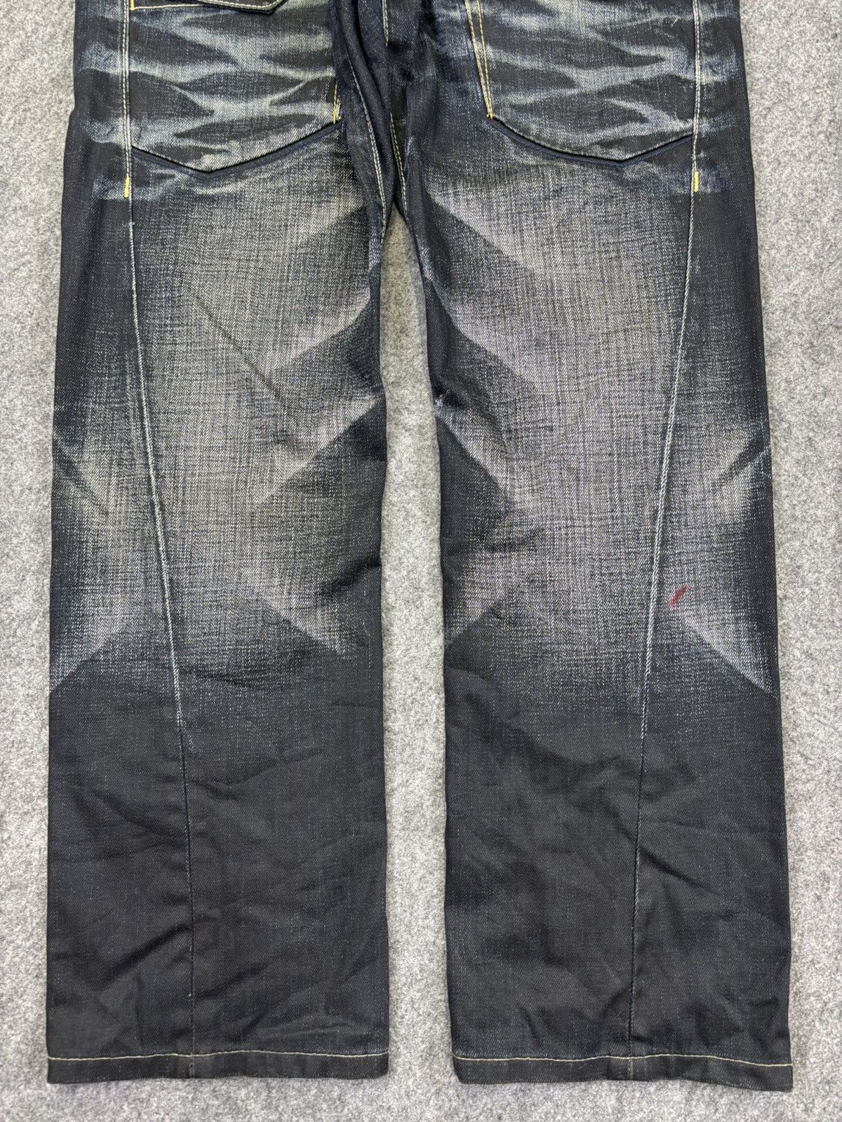 Japanese Brand 💥90s Style Fades💥Back Number Multipockets Denim K40 Size US 30 / EU 46 - 4 Thumbnail