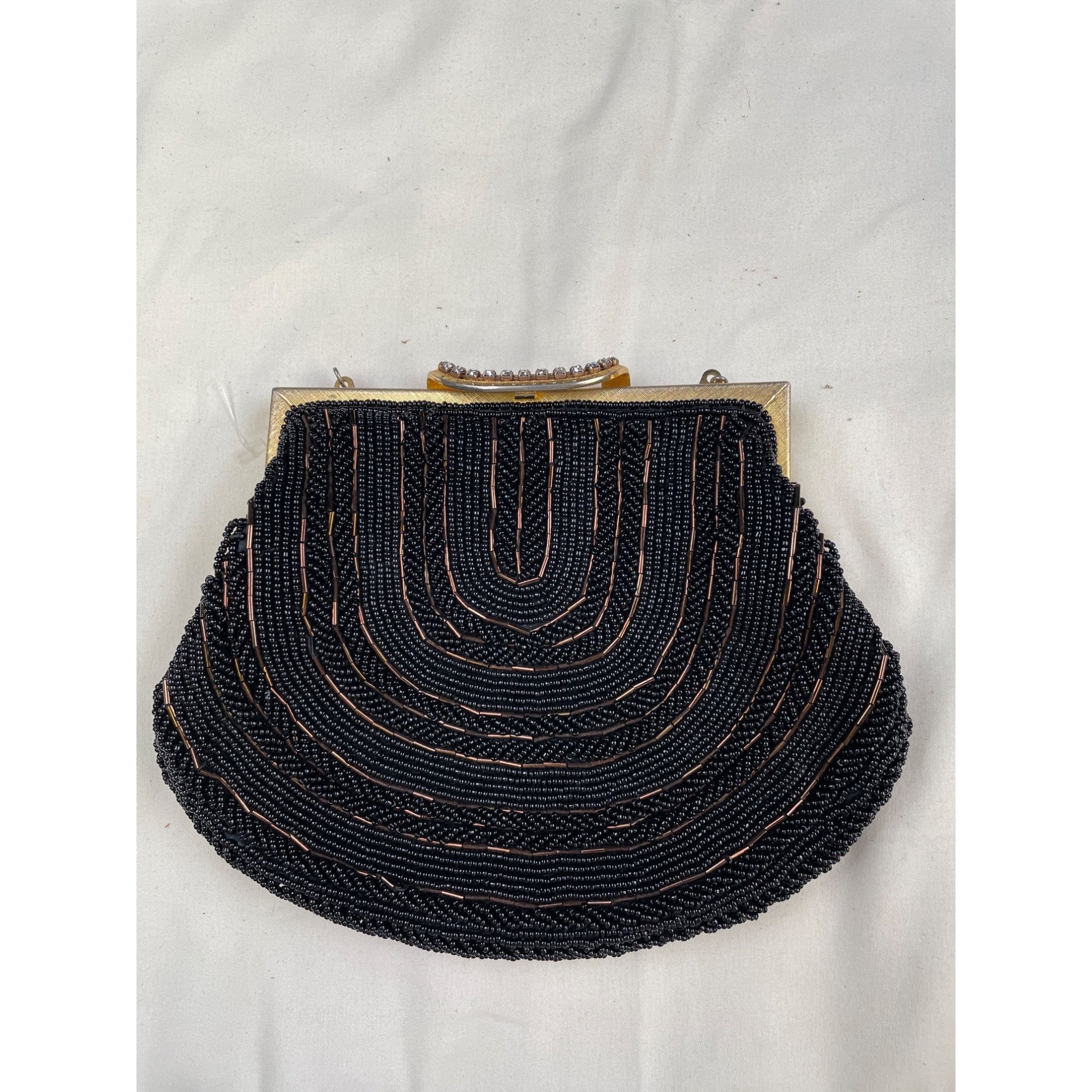 Other Charles Jourdan Parallele Women's Vintage Black Beaded Eveni Size ONE SIZE - 2 Thumbnail