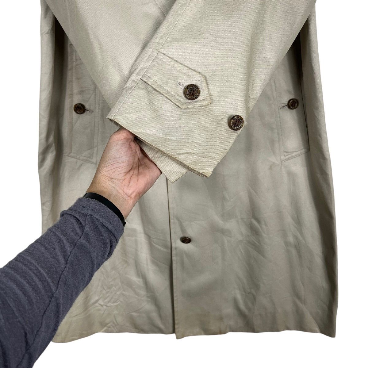 Burberry 🔥 BURBERRY BLUE LABEL NOVA CHECK TRENCH COAT Size M / US 6-8 / IT 42-44 - 13 Thumbnail