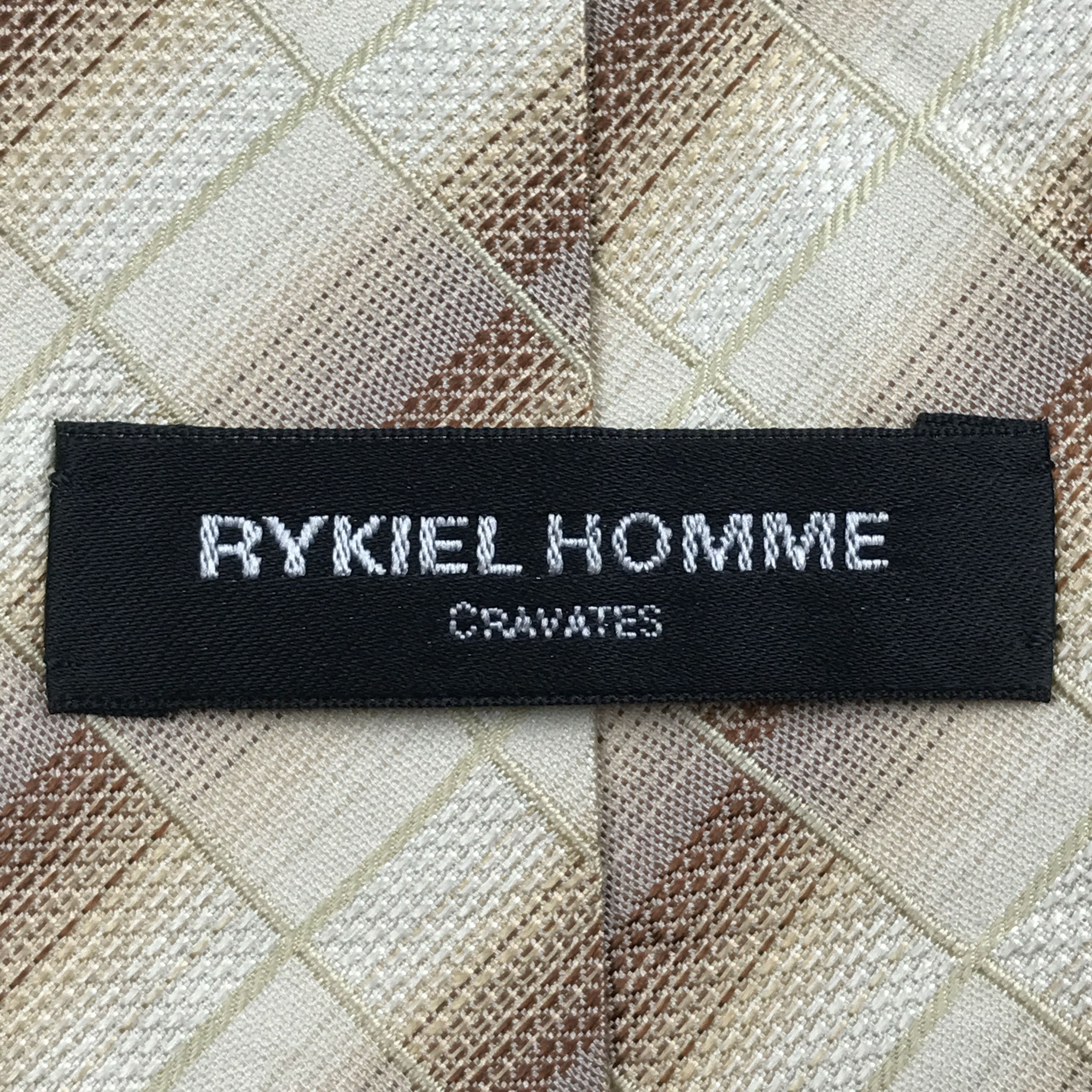 Japanese Brand × Sonia Rykiel × Vintage Vintage Rykiel Homme Silk Necktie Size ONE SIZE - 8 Thumbnail