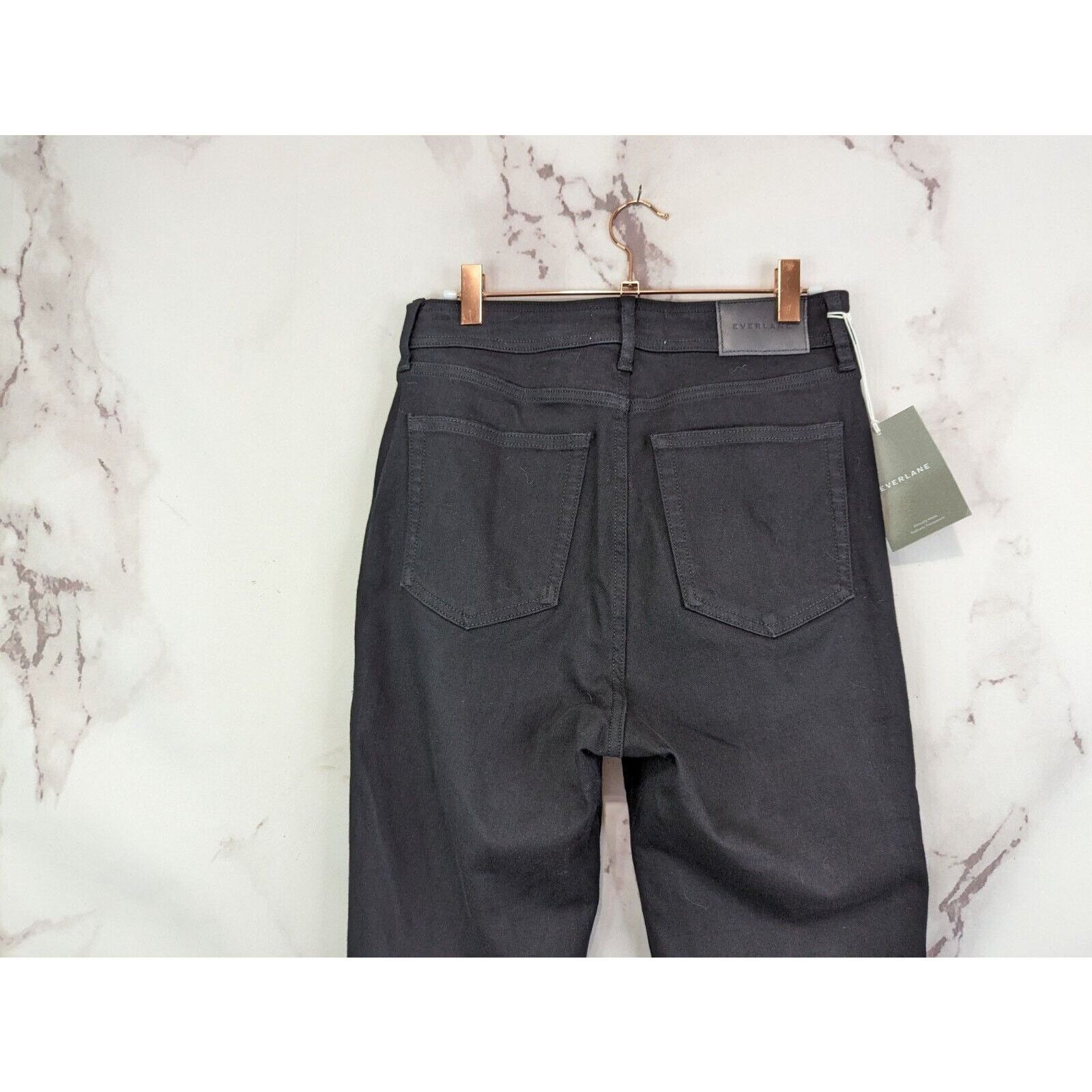 Everlane Everlane Skinny Jean Women 27 Black The Way High Regular NEW Size 27" / US 4 / IT 40 - 6 Thumbnail