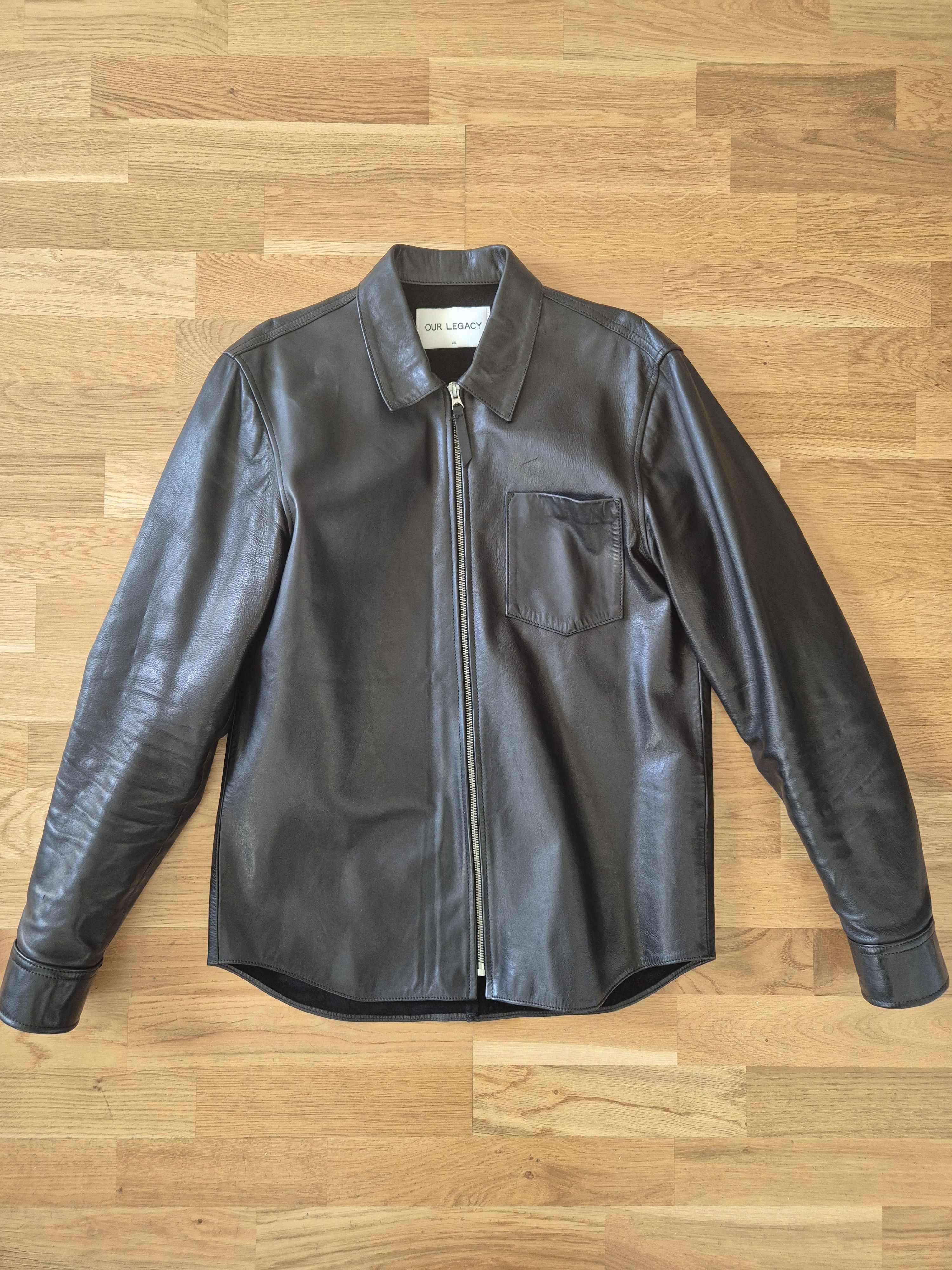 Our Legacy Our Legacy Leather Mini Jacket | Grailed