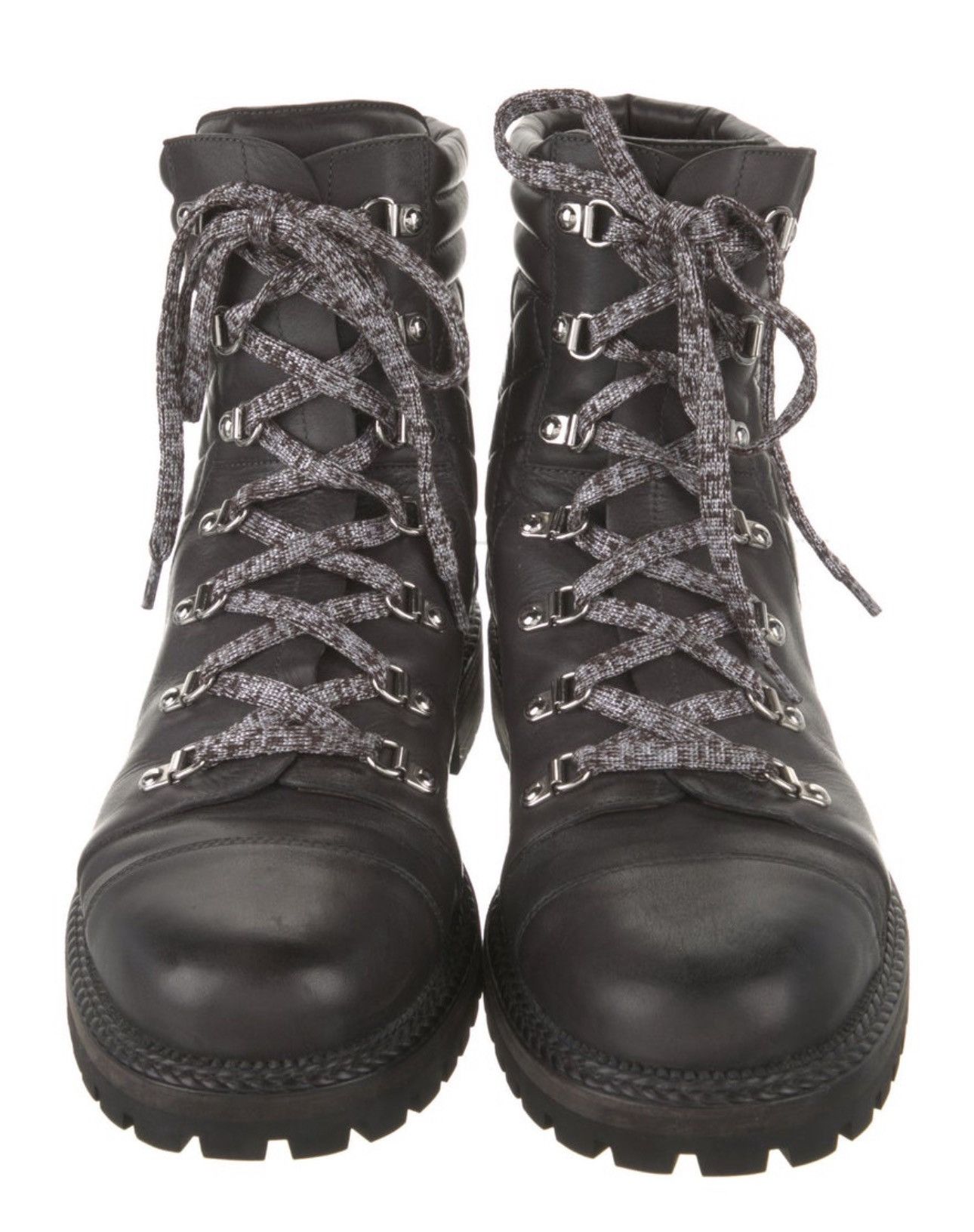 Chanel Chanel Calfskin Ankle Combat Boots Size US 12 / EU 45 - 3 Thumbnail