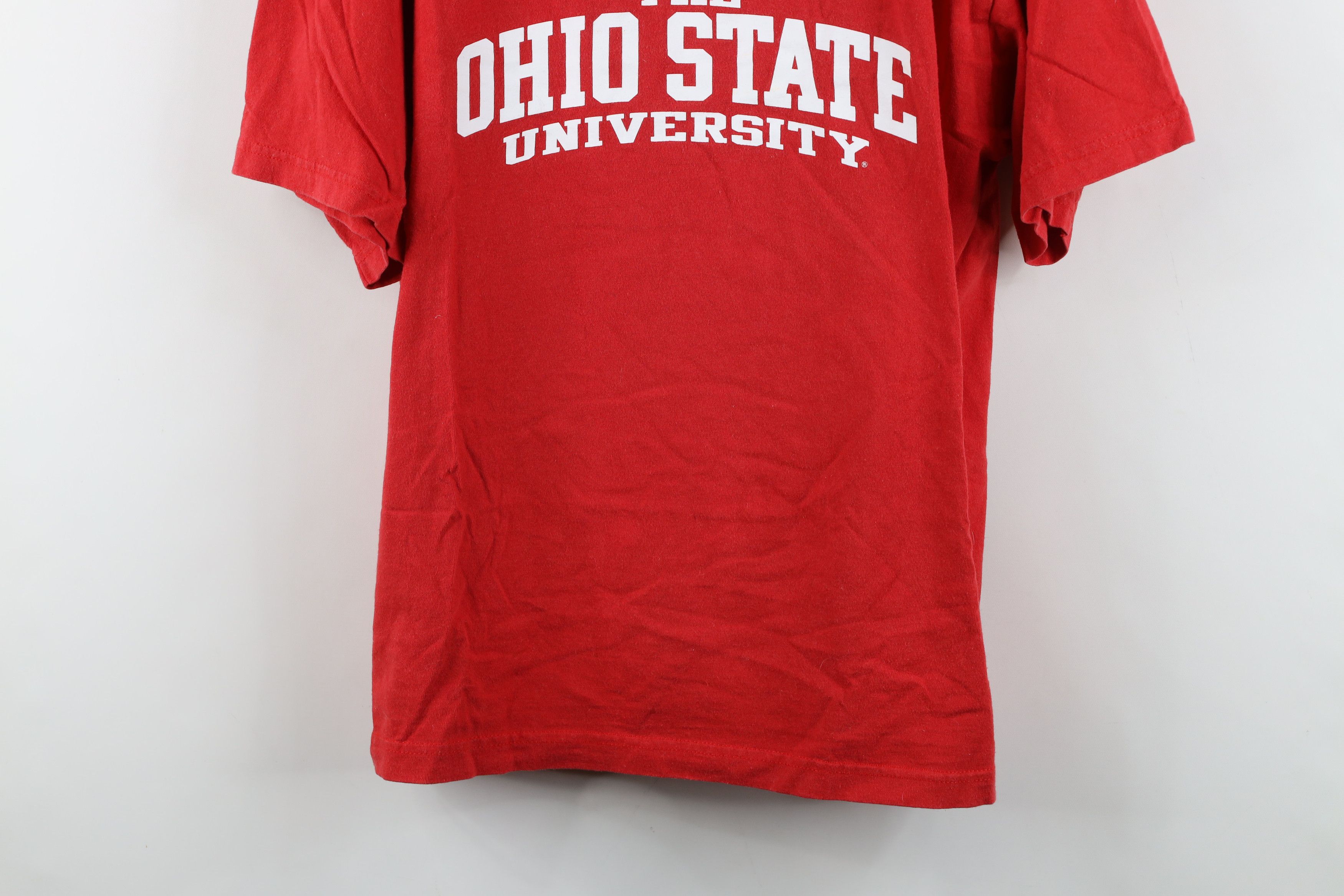 Vintage Vintage Y2K Ohio State University Short Sleeve T-Shirt Red Size US XL / EU 56 / 4 - 3 Thumbnail