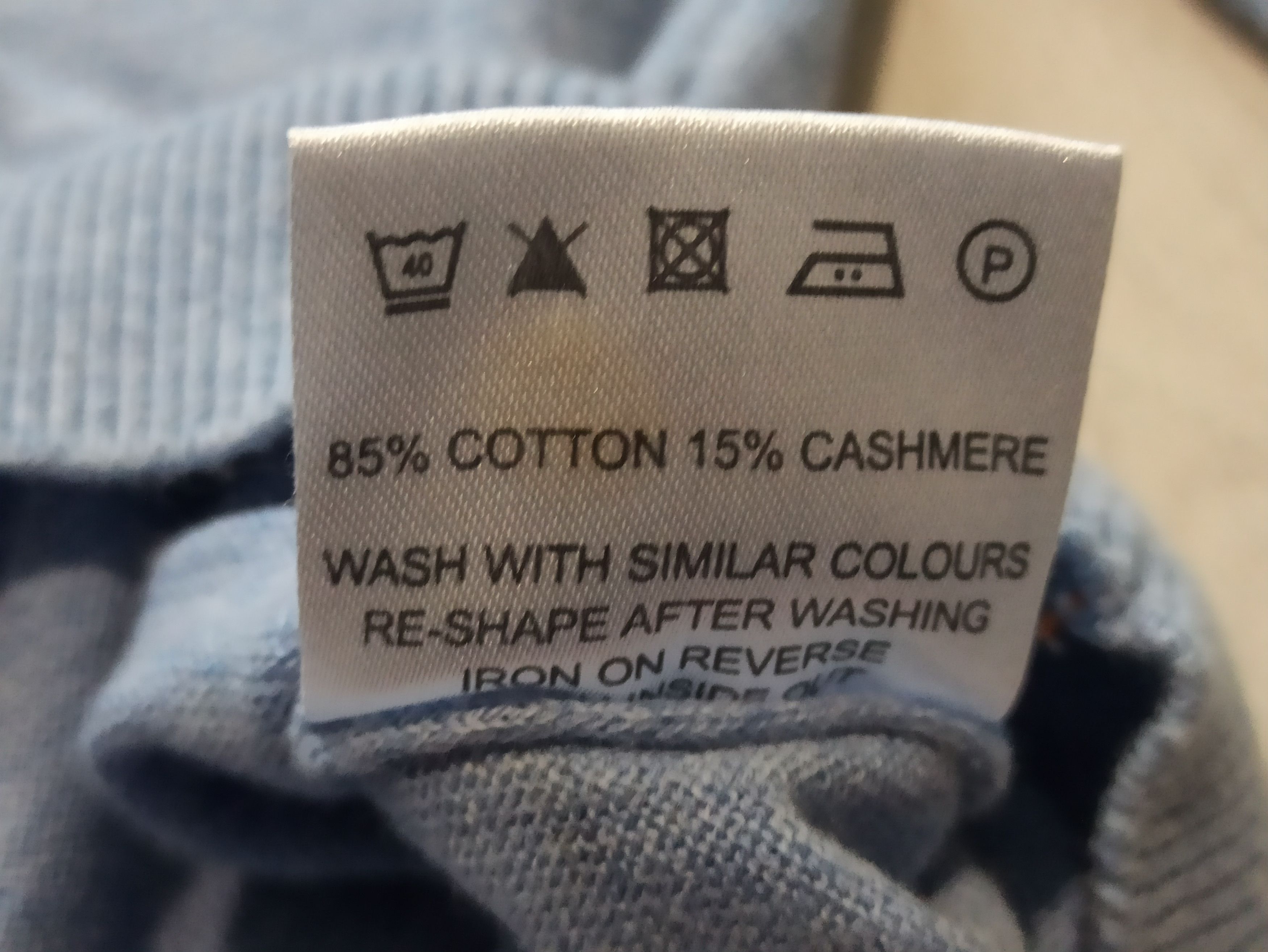 Barbour Barbour Crew Neck Cotton Cashmere Jumper Size US L / EU 52-54 / 3 - 3 Thumbnail