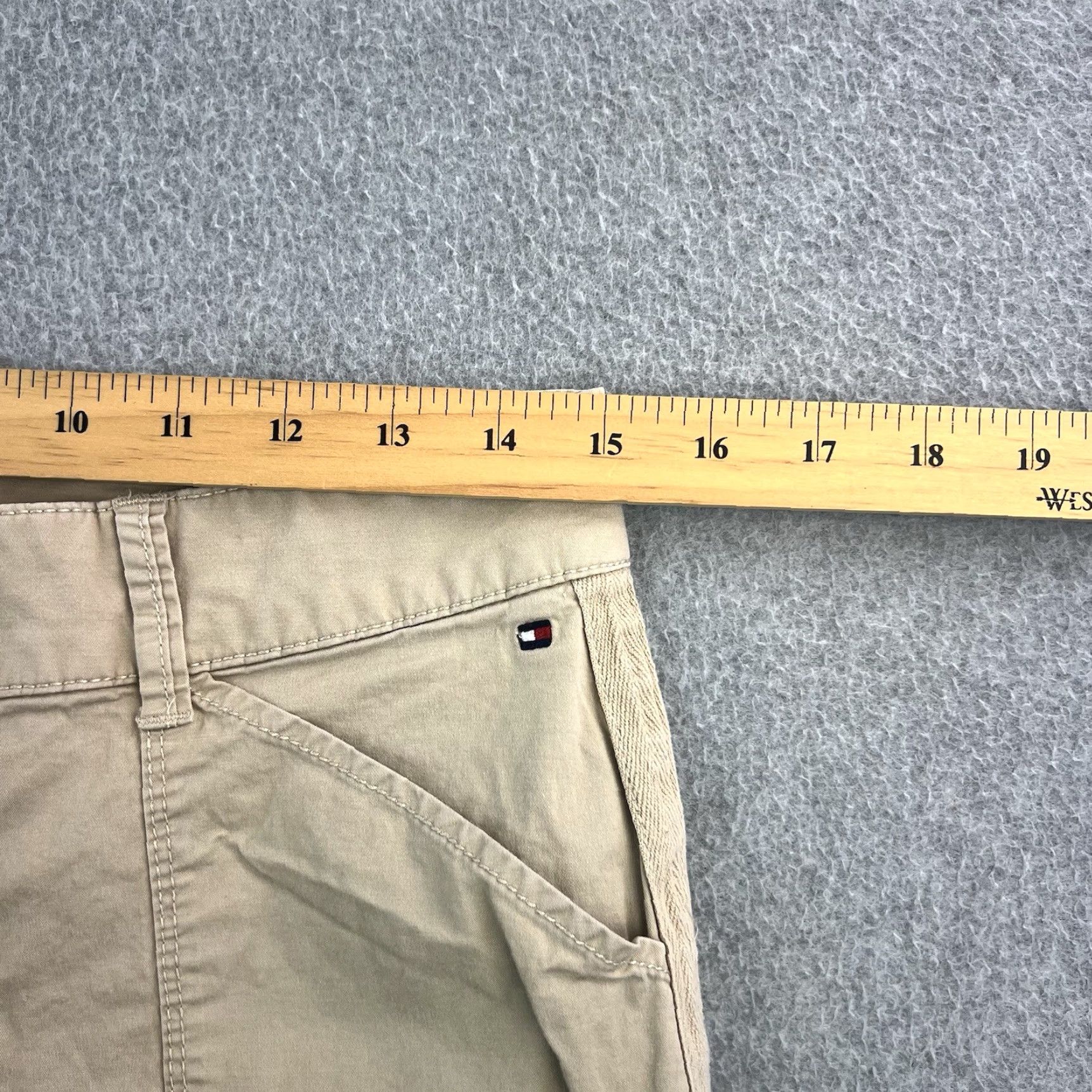 Tommy Hilfiger Tommy Hilfiger Pants Womens 4 Chelsea Cargo Beige Ankle Tie Casual Outdoors Size 27" / US 4 / IT 40 - 2 Thumbnail