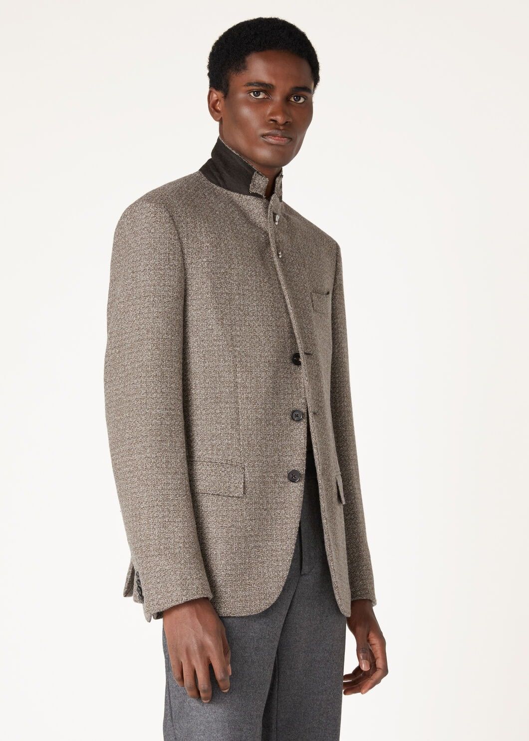 Loro Piana o1w1db10825 FAO6526 Torino Jacket in Beige Size US M / EU 48-50 / 2 - 4 Thumbnail