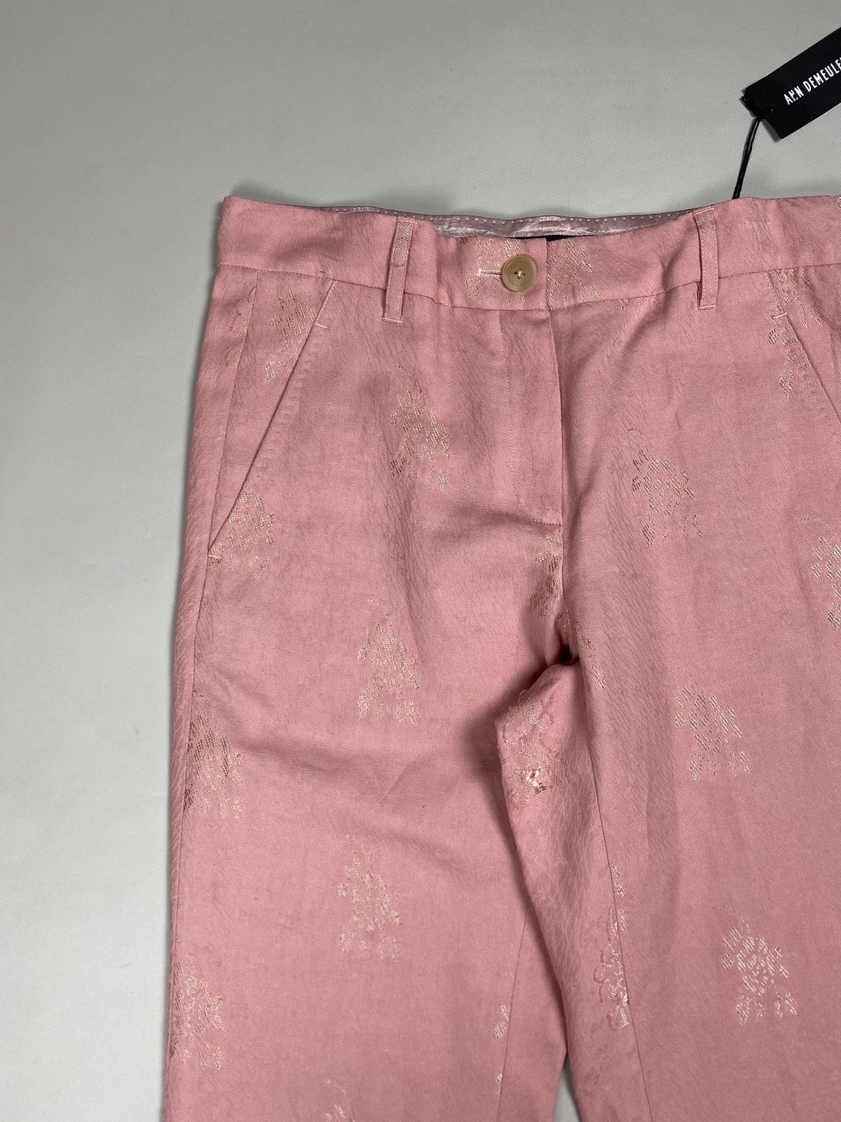 Ann Demeulemeester BNWT! Ann Demeulemeester cotton / linen wide leg dress pants Size 26" / US 2 / IT 38 - 8 Thumbnail