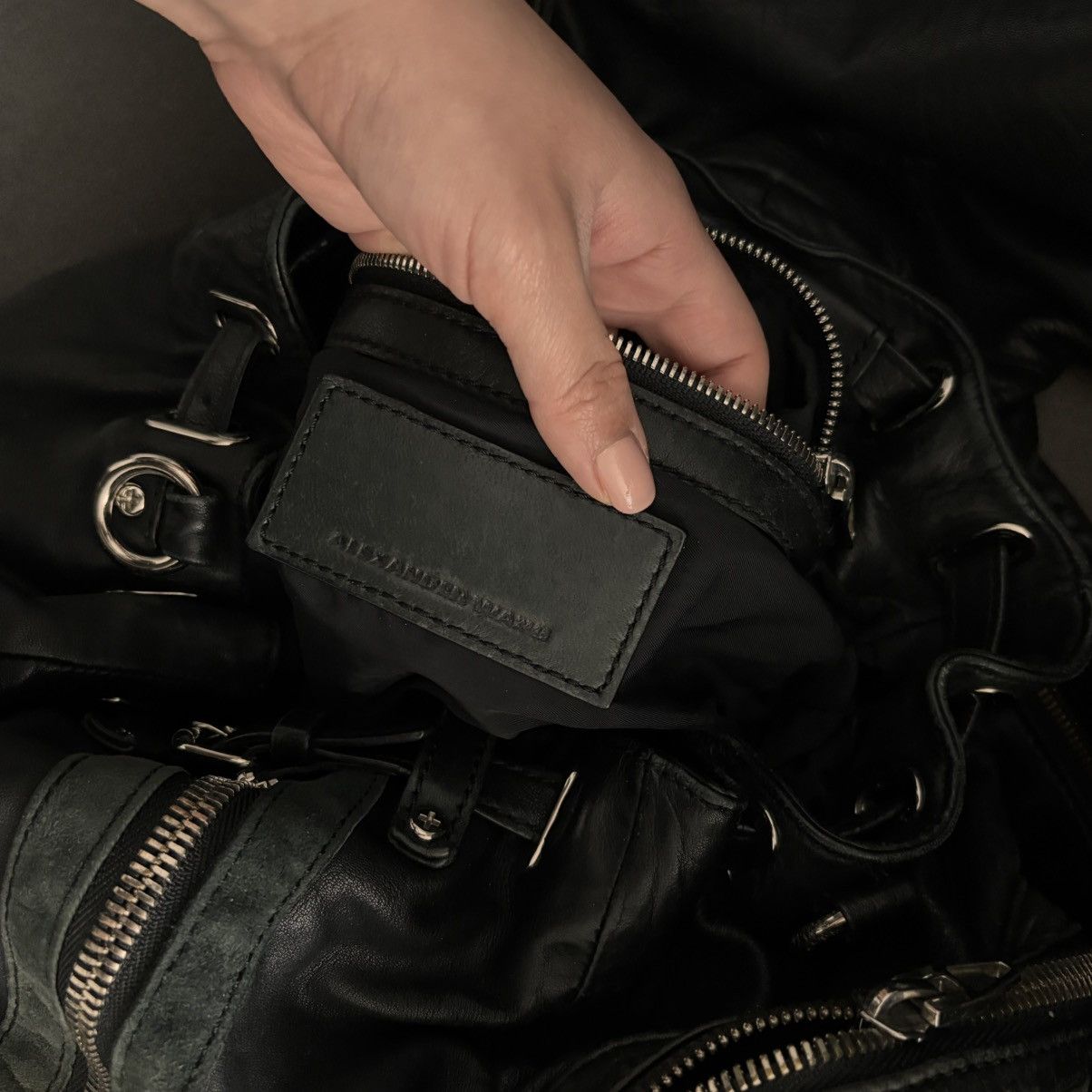 Alexander Wang Alexander Wang Lambskin Marti Backpack Size ONE SIZE - 5 Thumbnail