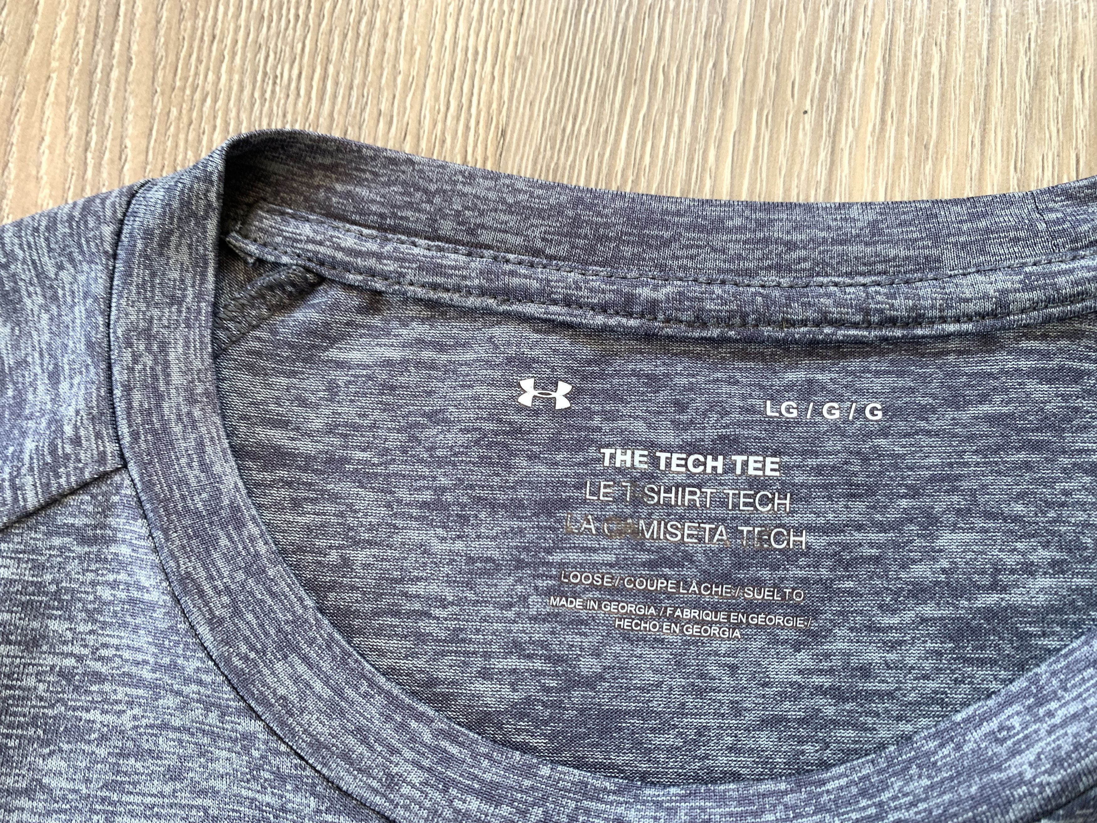 Under Armour Under Armour The Tech Tee Men's Grey Training T-Shirt Size US L / EU 52-54 / 3 - 6 Thumbnail