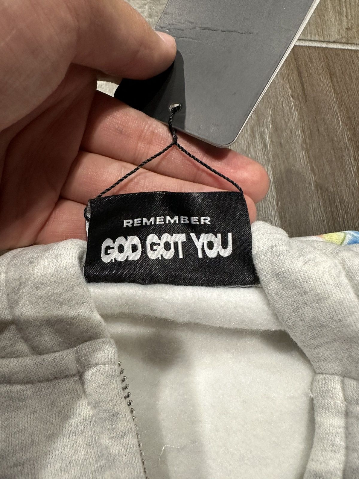 Other Righteous Risen King Zip Up Hoodie Grey Size US XL / EU 56 / 4 - 4 Thumbnail