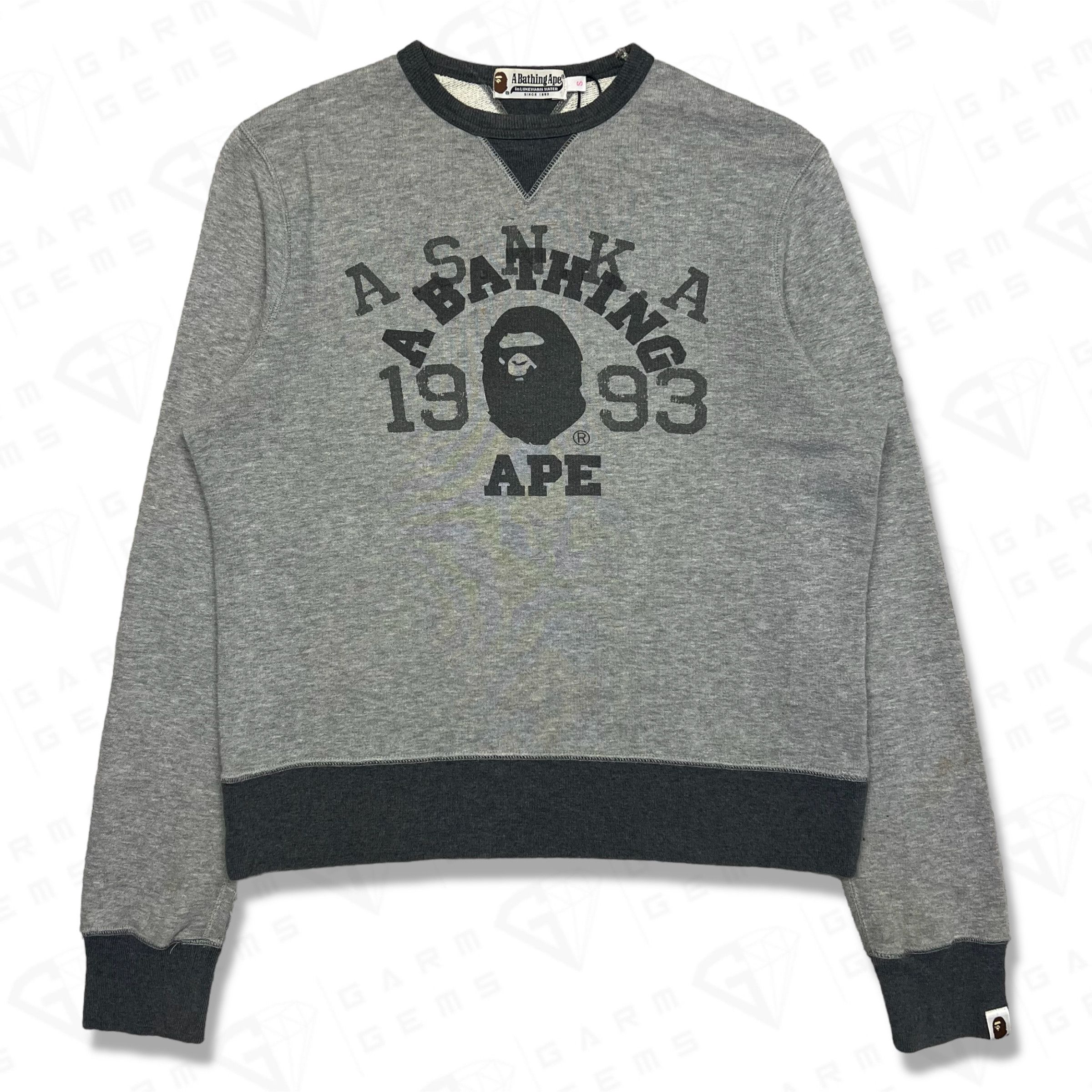 Bape College Crewneck Size S / US 4 / IT 40 - 1 Thumbnail
