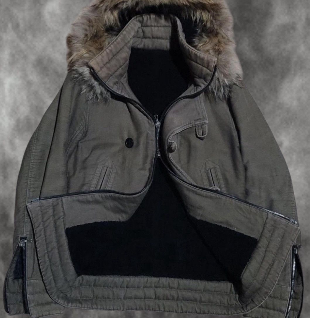 Shellac Shellac canvas jaccket with fur collar Size US M / EU 48-50 / 2 - 1 Thumbnail