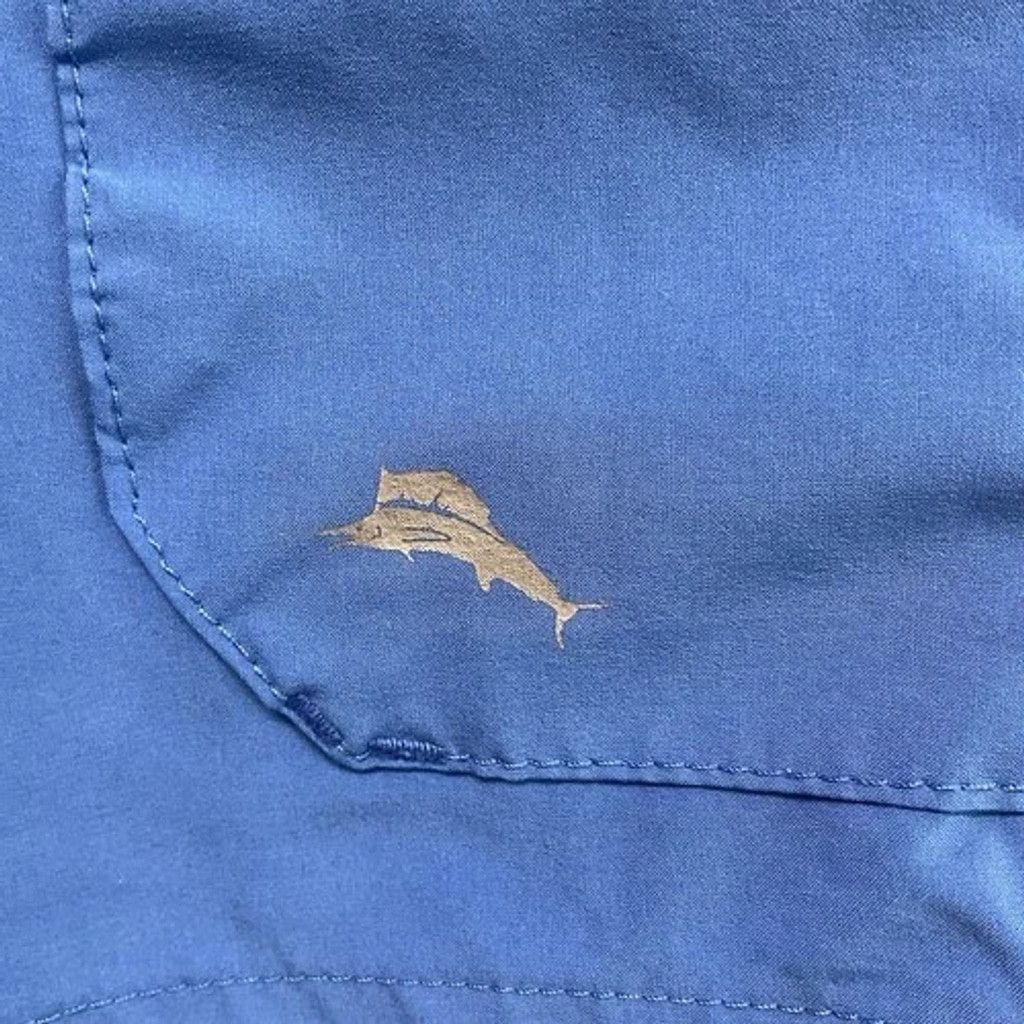 Tommy Bahama Tommy Bahama IslandZone UPF30 Blue Cargo Shorts Men 33 Size US 33 - 2 Thumbnail