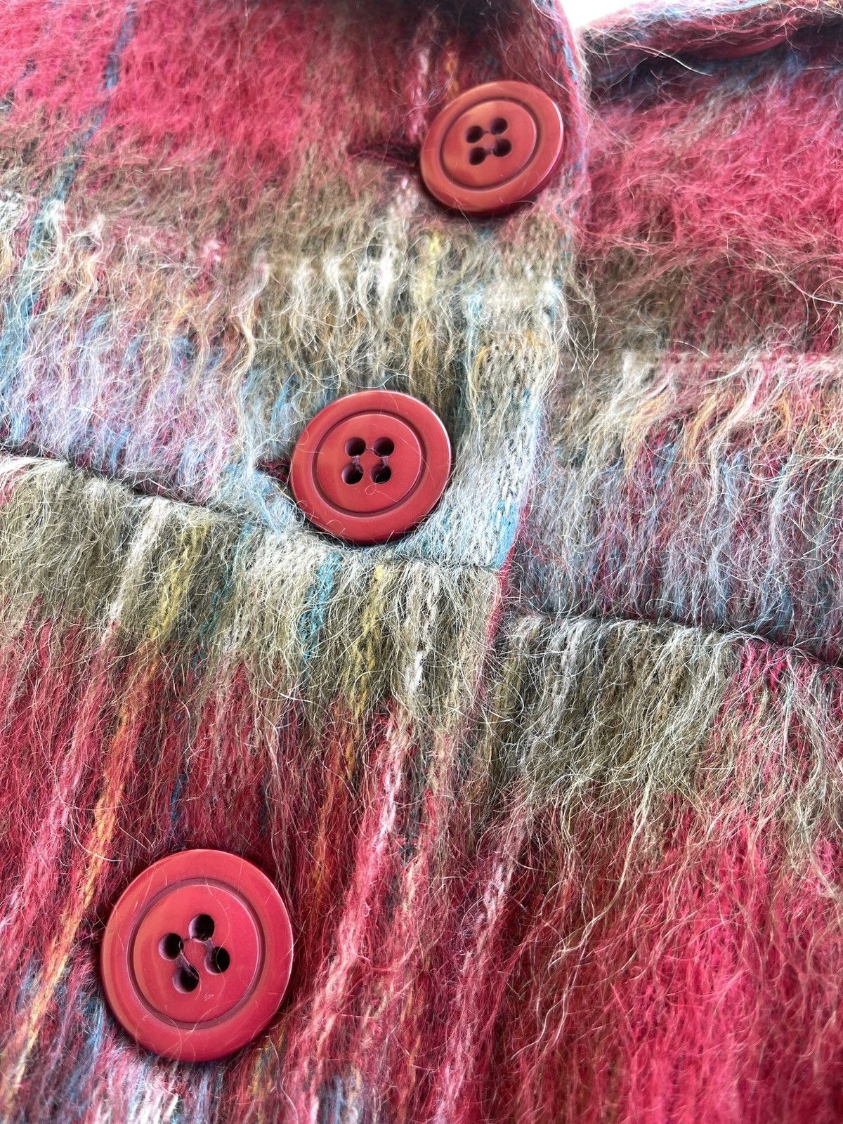 Vintage Hoxton Boutique England Fuzzy Mohair Blouson Jacket Size M / US 6-8 / IT 42-44 - 10 Thumbnail