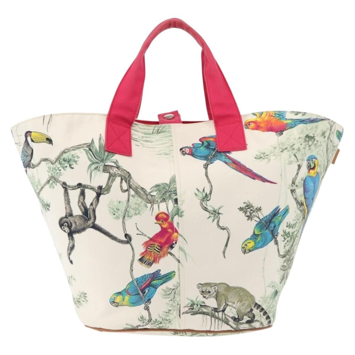 Hermes Hermes Panier De Plage Handbag Printed Canvas Size ONE SIZE - 1 Thumbnail