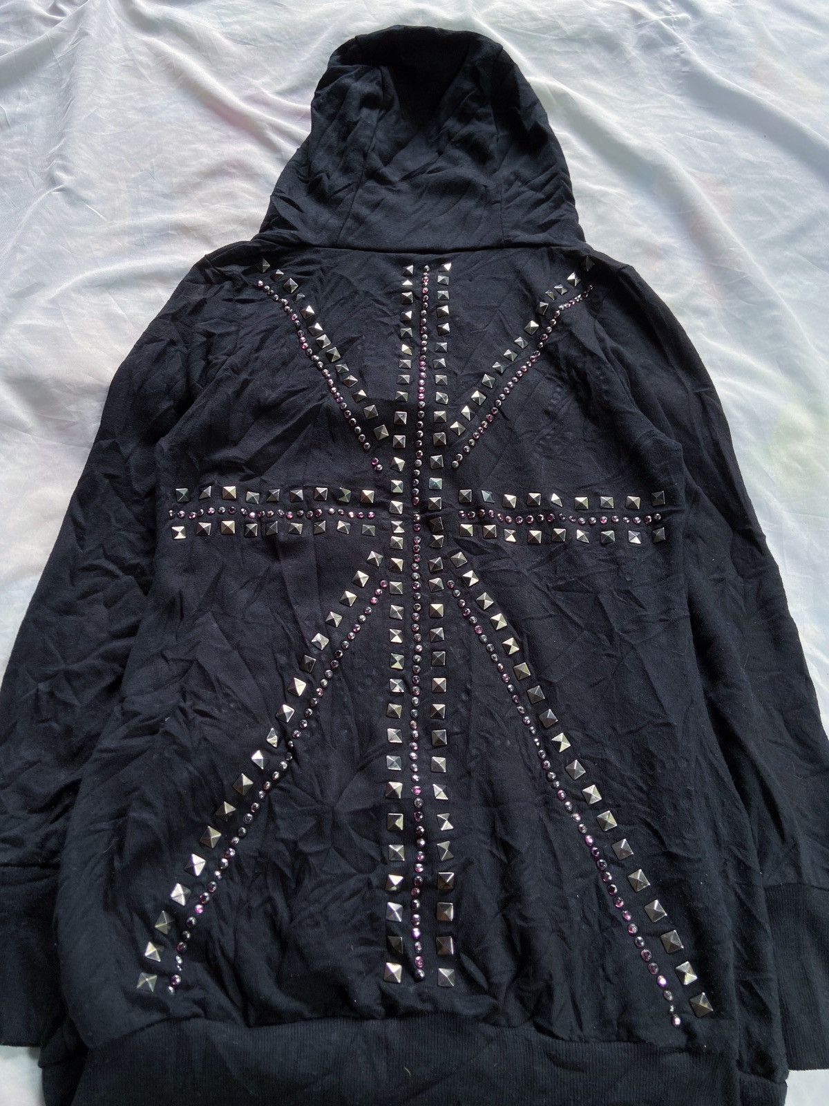14th Addiction JAPANESE FASHION PUNK STYLE ZIP HOODIE Size US S / EU 44-46 / 1 - 2 Thumbnail