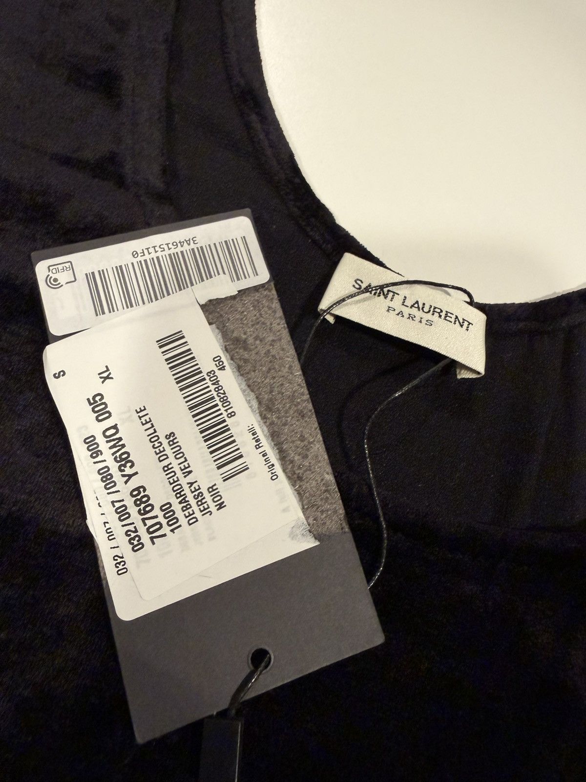 Saint Laurent Paris Saint Laurent men’s velvet tank. XL. $490 Size US XL / EU 56 / 4 - 3 Thumbnail