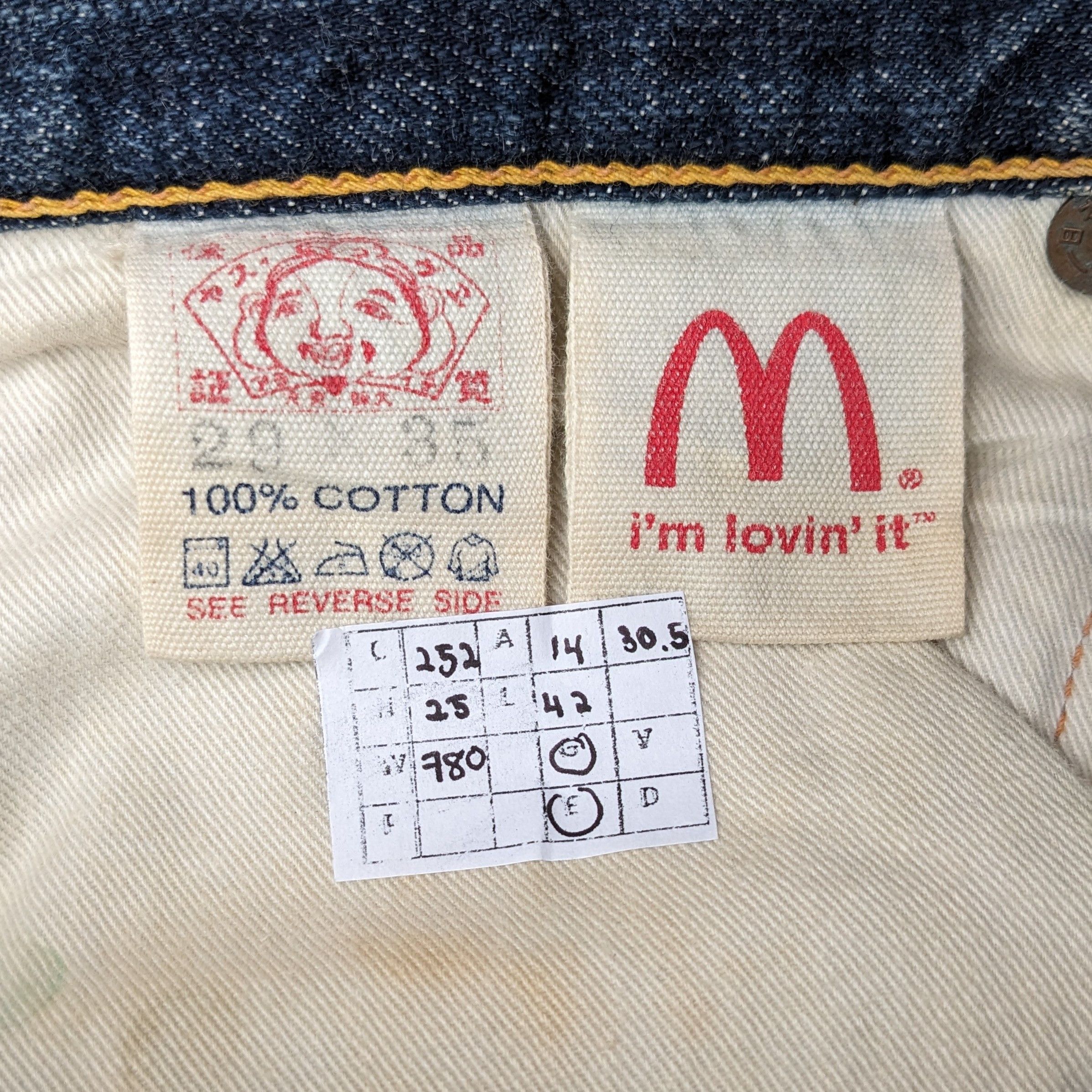 Evisu Vintage EVISU x McDonald's Distressed Denim Jeans Size US 28 / EU 44 - 8 Thumbnail