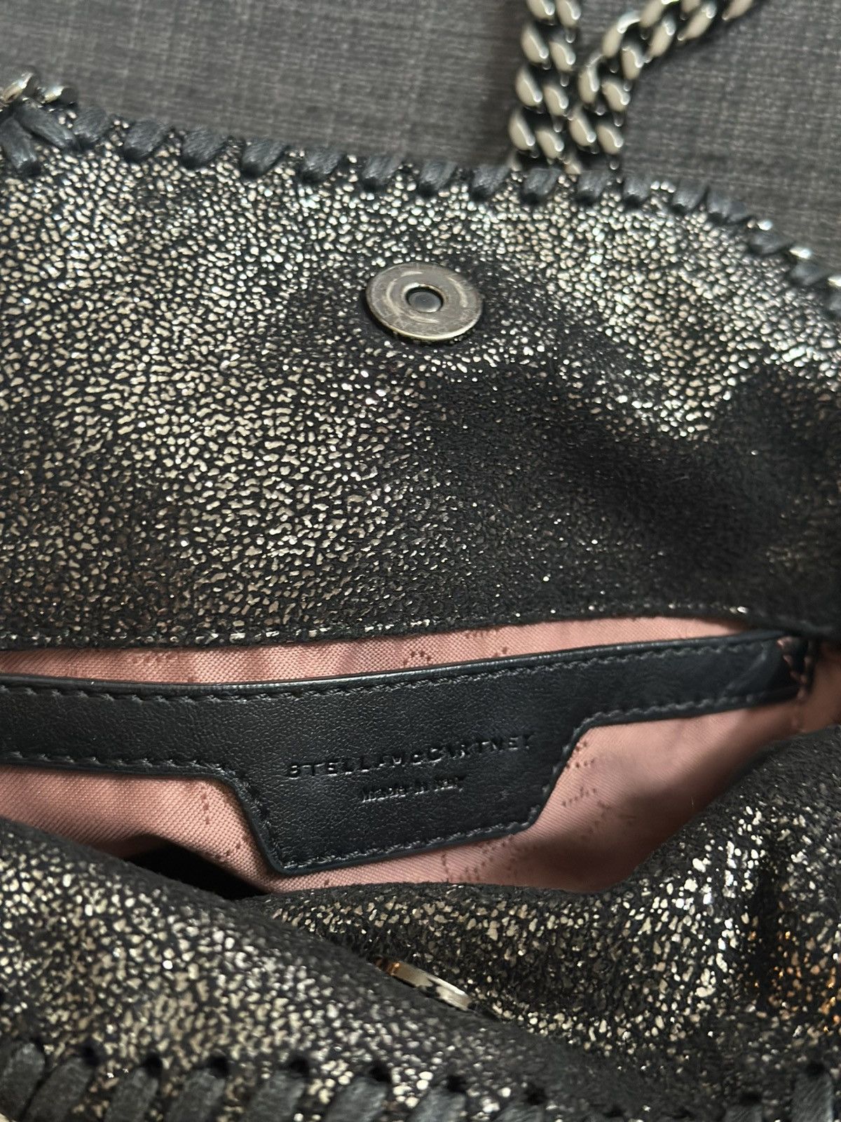 Stella Mccartney mini Falabella crossbody bag in Bronze