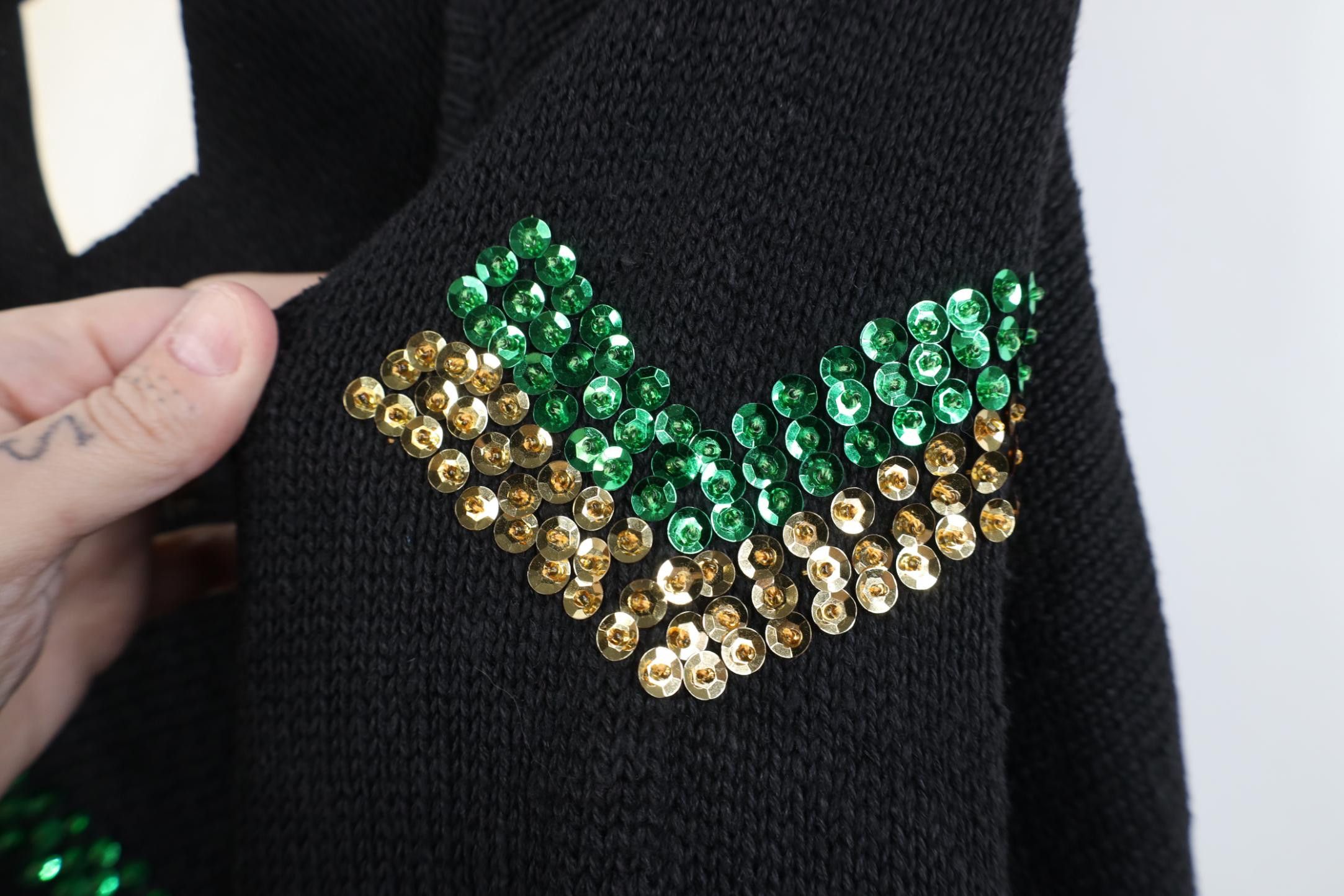 Vintage Deadstock Vintage 80s 90s Streetwear 3/4 Sleeve Sweater Size 3XL / US 20-22 - 4 Thumbnail