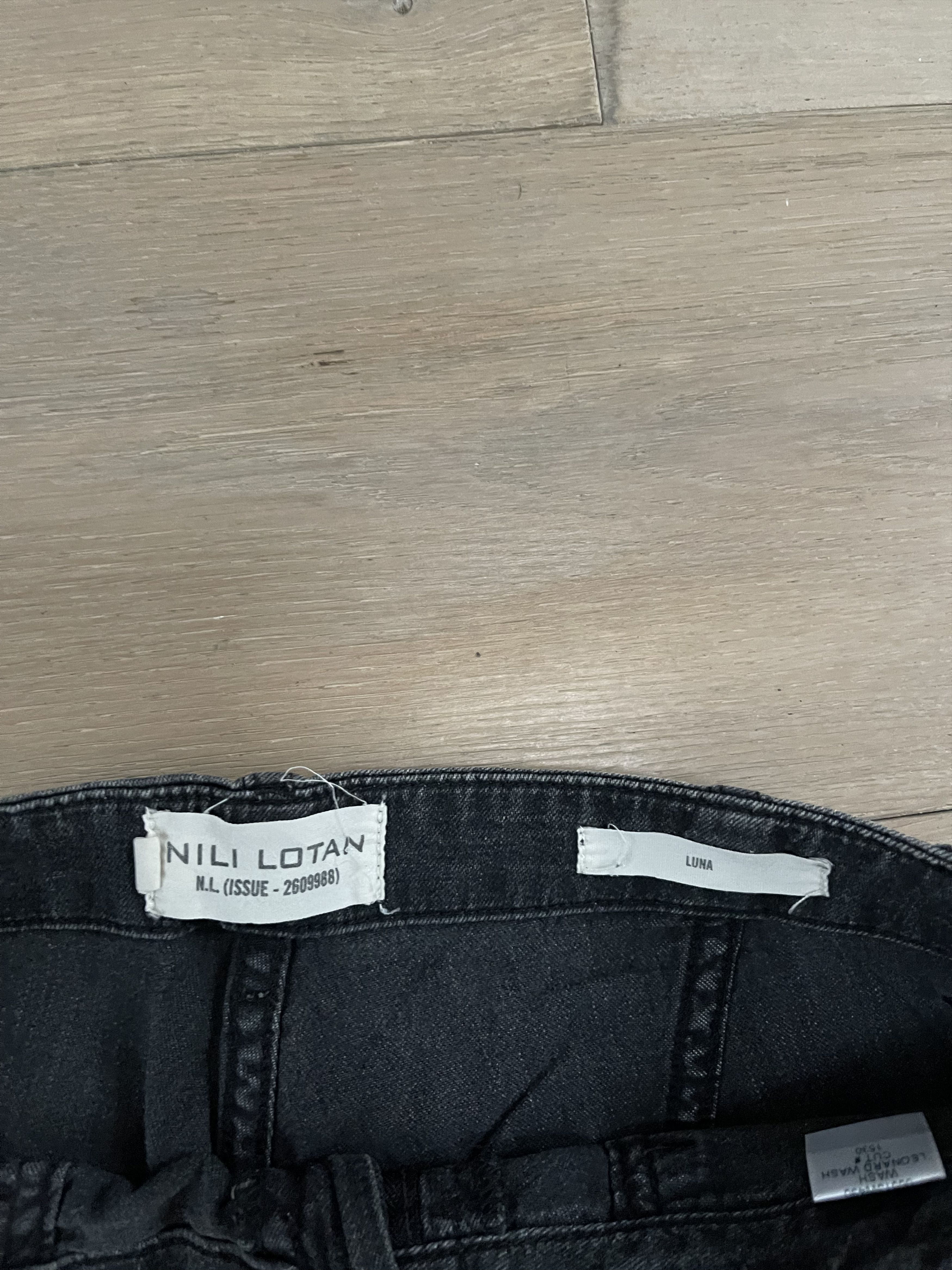 Nili Lotan Nili Lotan Denim Luna Pants Size 28" / US 6 / IT 42 - 3 Thumbnail