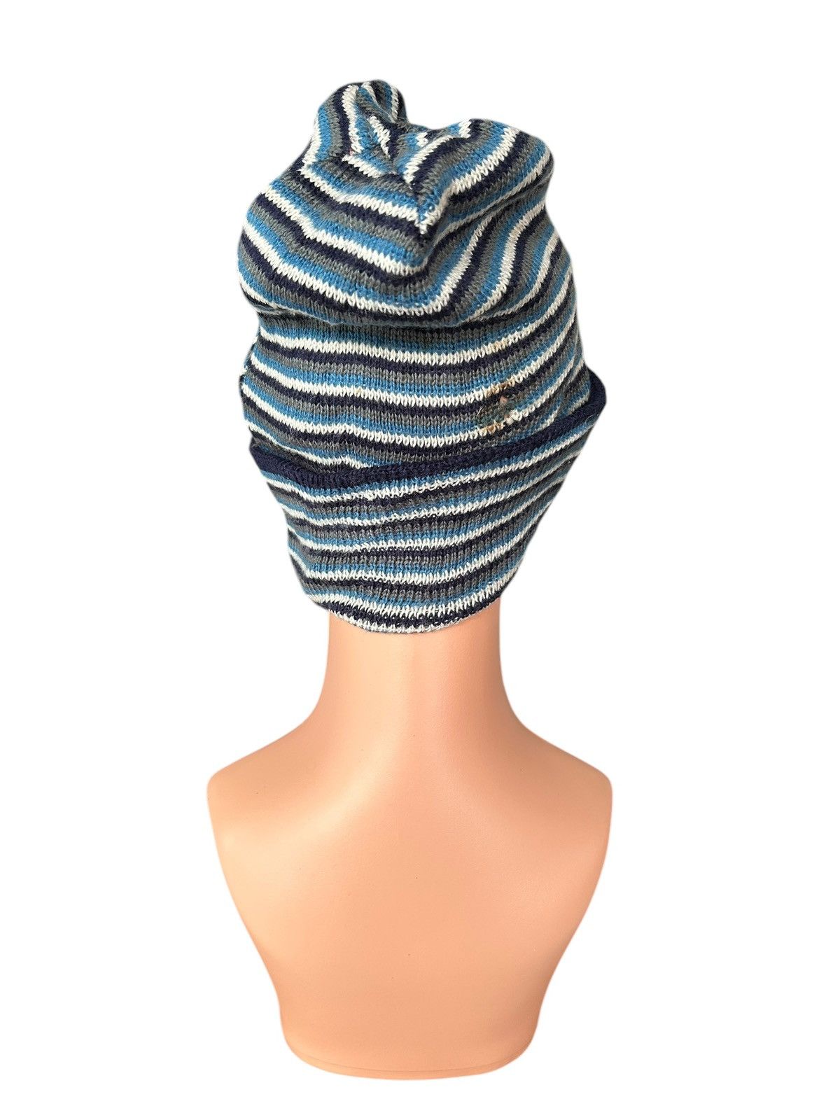 Japanese Brand × Kapital × Vintage Stripe Vintage Japanese Beanie Hats Distressed Size ONE SIZE - 5 Thumbnail