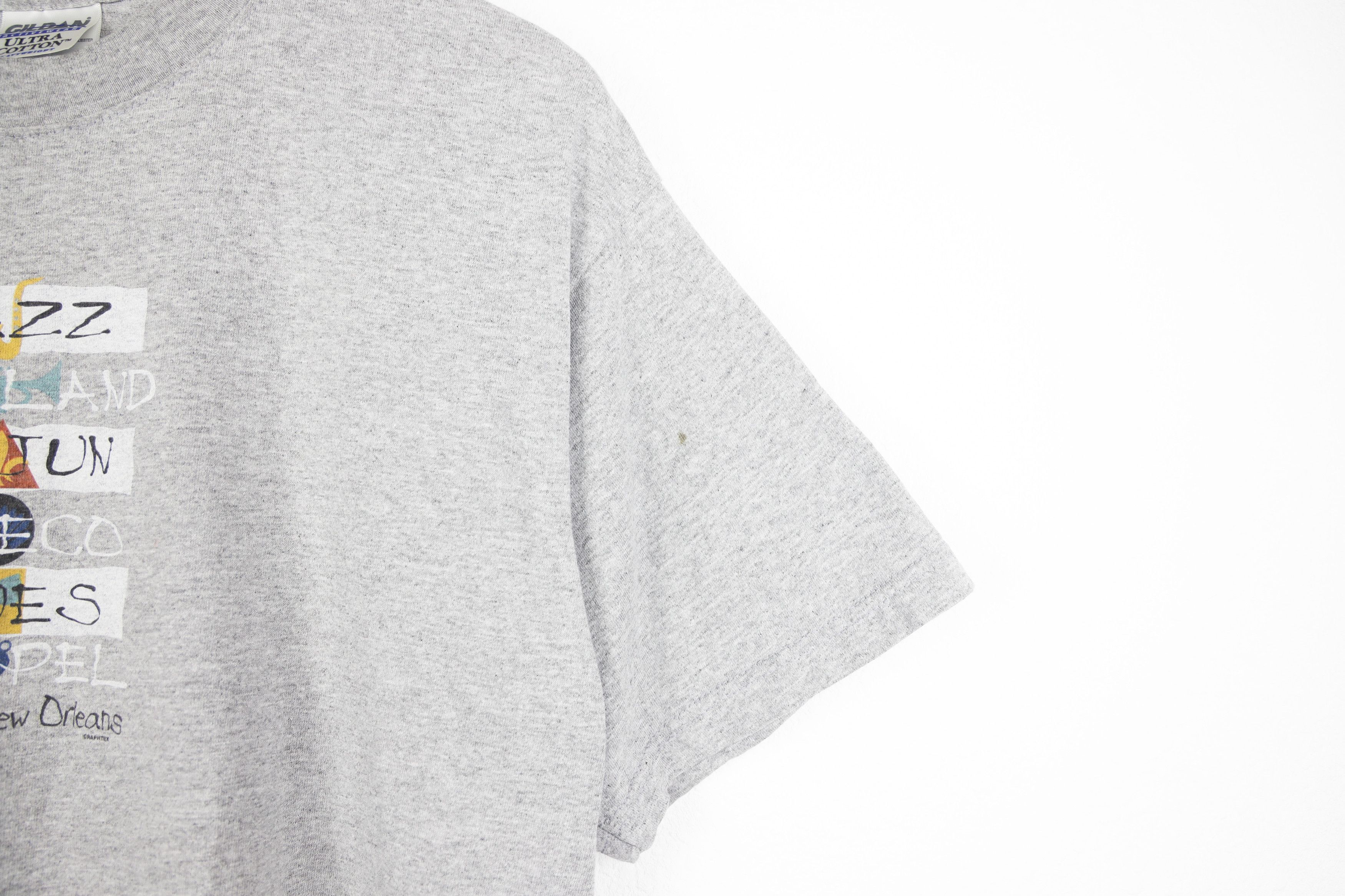 Band Tees × Vintage Vintage 1999 Jazz The Soul of New Orleans Graphic Tshirt 90s Size US L / EU 52-54 / 3 - 4 Thumbnail