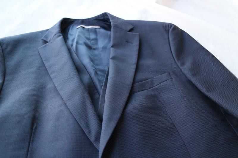 Paoloni Paoloni Navy 2-Piece Set - Blazer & Waistcoat Size 52 Size 52R - 6 Thumbnail