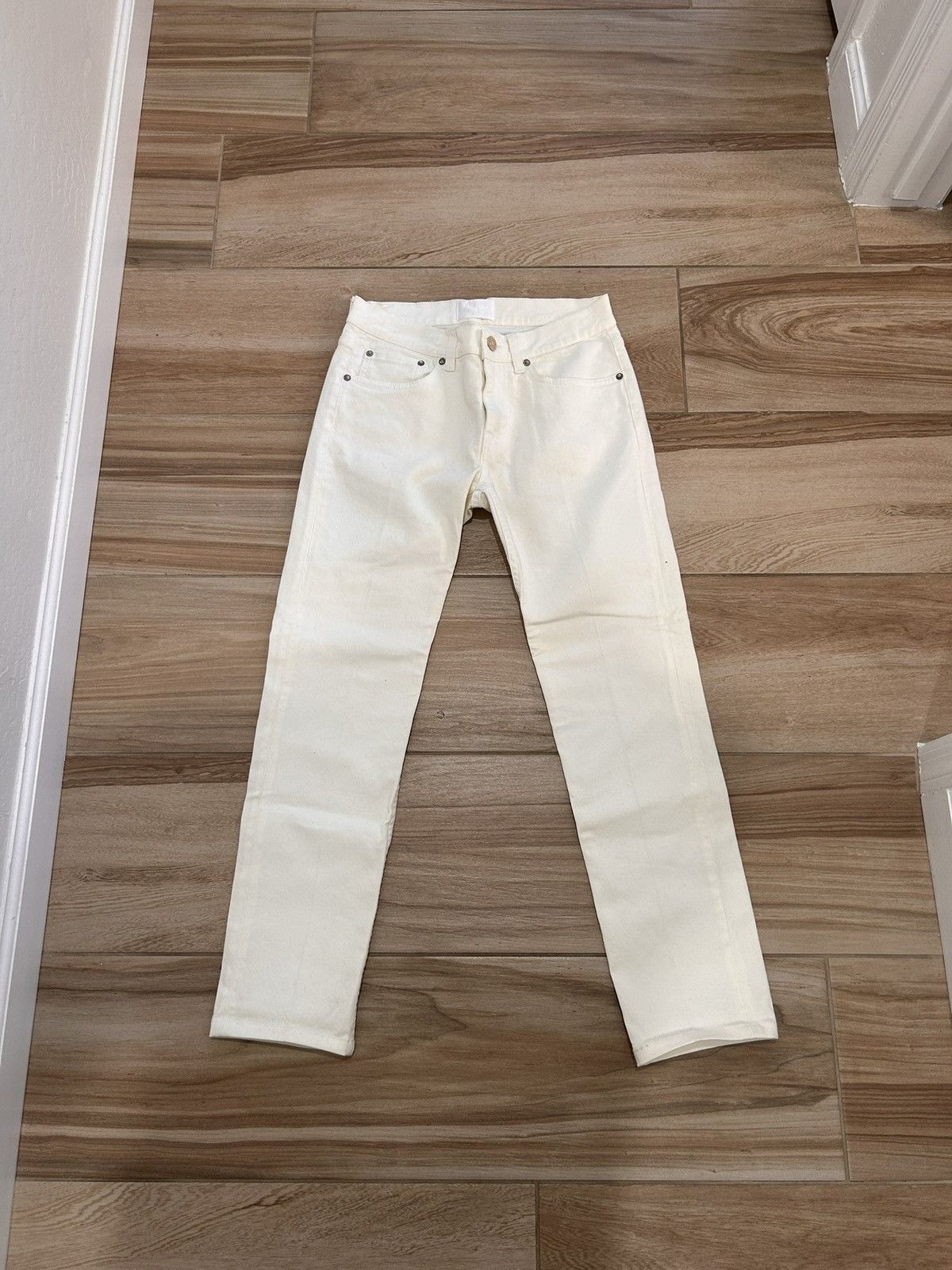 Acne Studios Ace White slim jeans Size US 29 - 7 Thumbnail