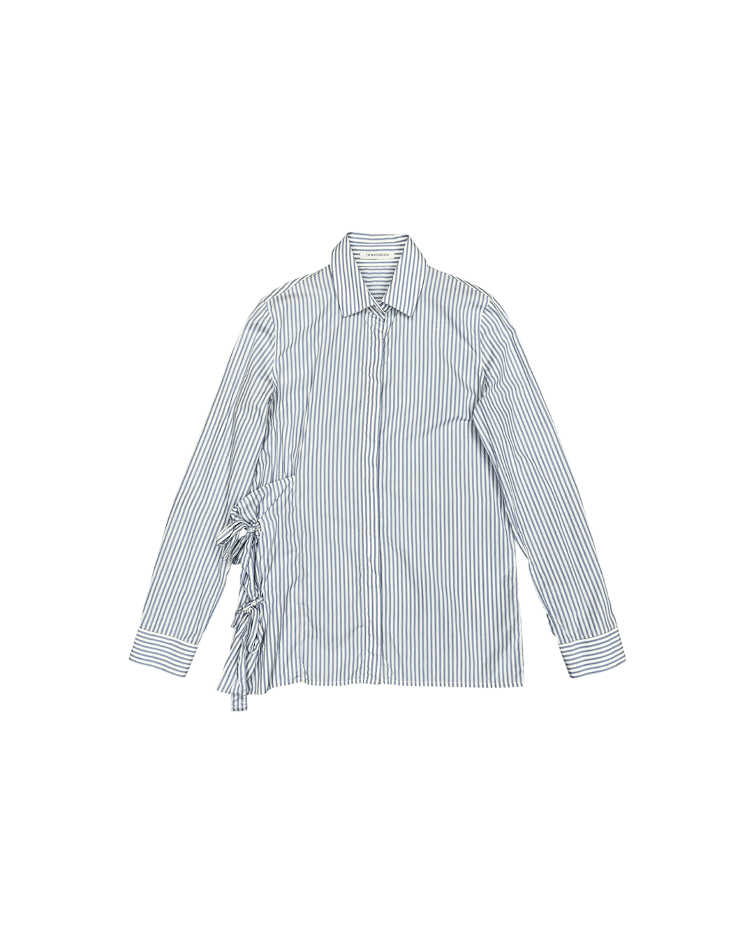 JW Anderson JW Anderson Ribbon Detail Striped Shirt Size S / US 4 / IT 40 - 1 Thumbnail