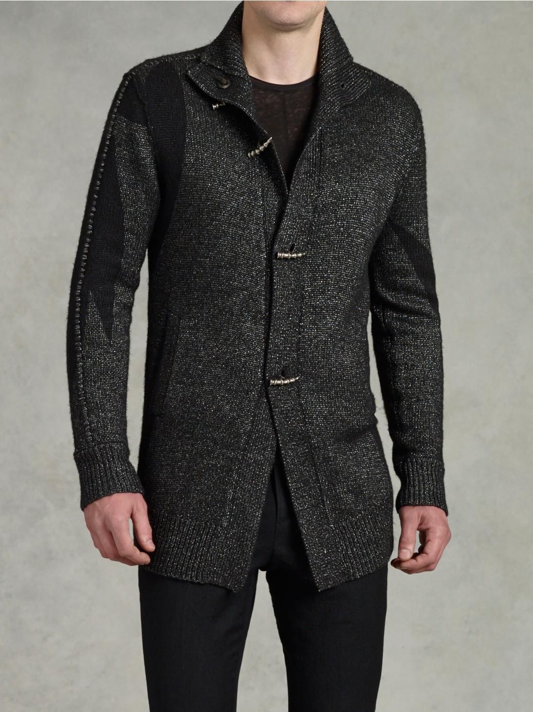 John Varvatos Collection Toggle Lightning Cardigan Size XS Size US XS / EU 42 / 0 - 1 Thumbnail