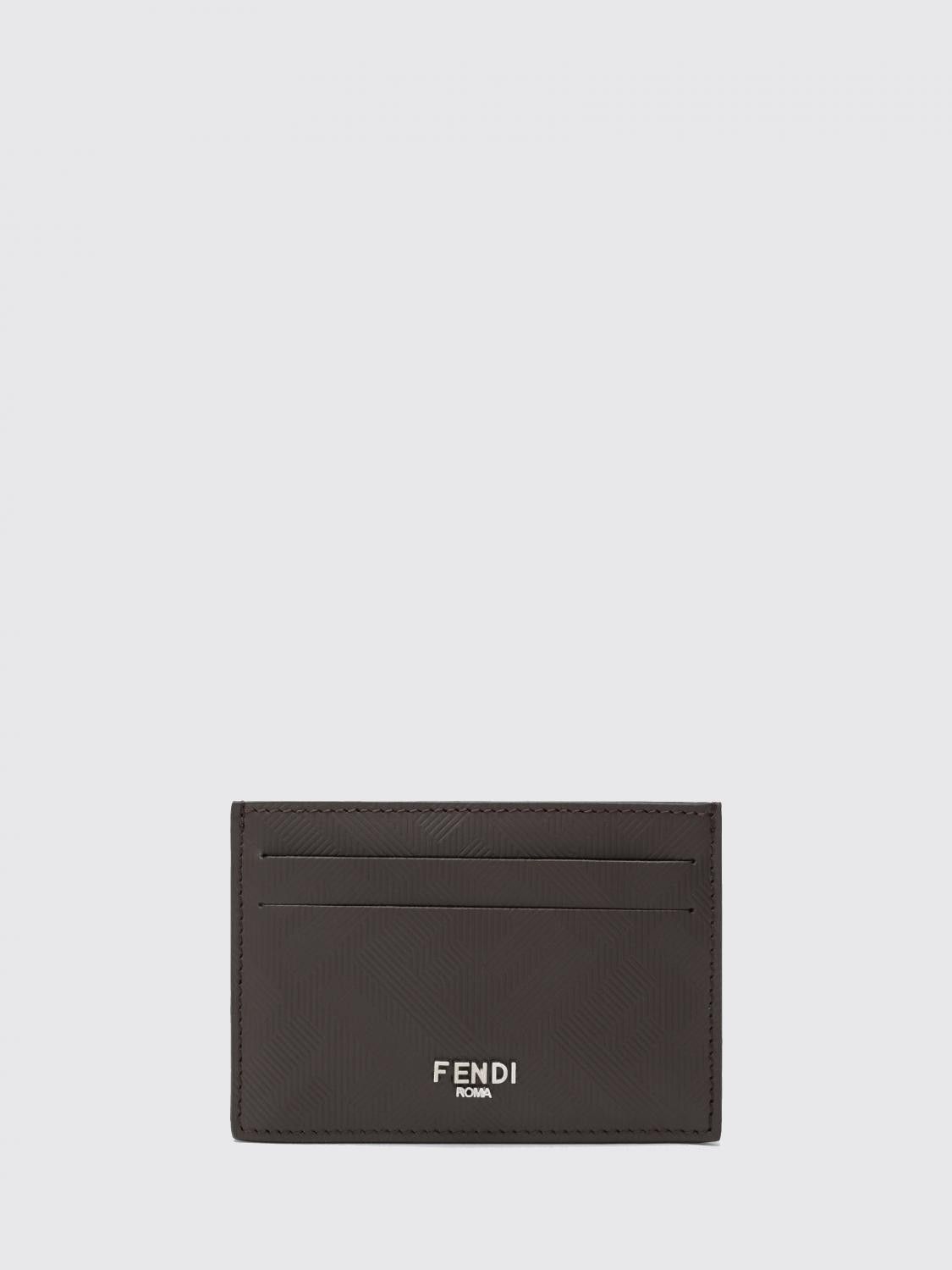 Fendi Fendi Wallet Men Brown Size ONE SIZE - 1 Thumbnail
