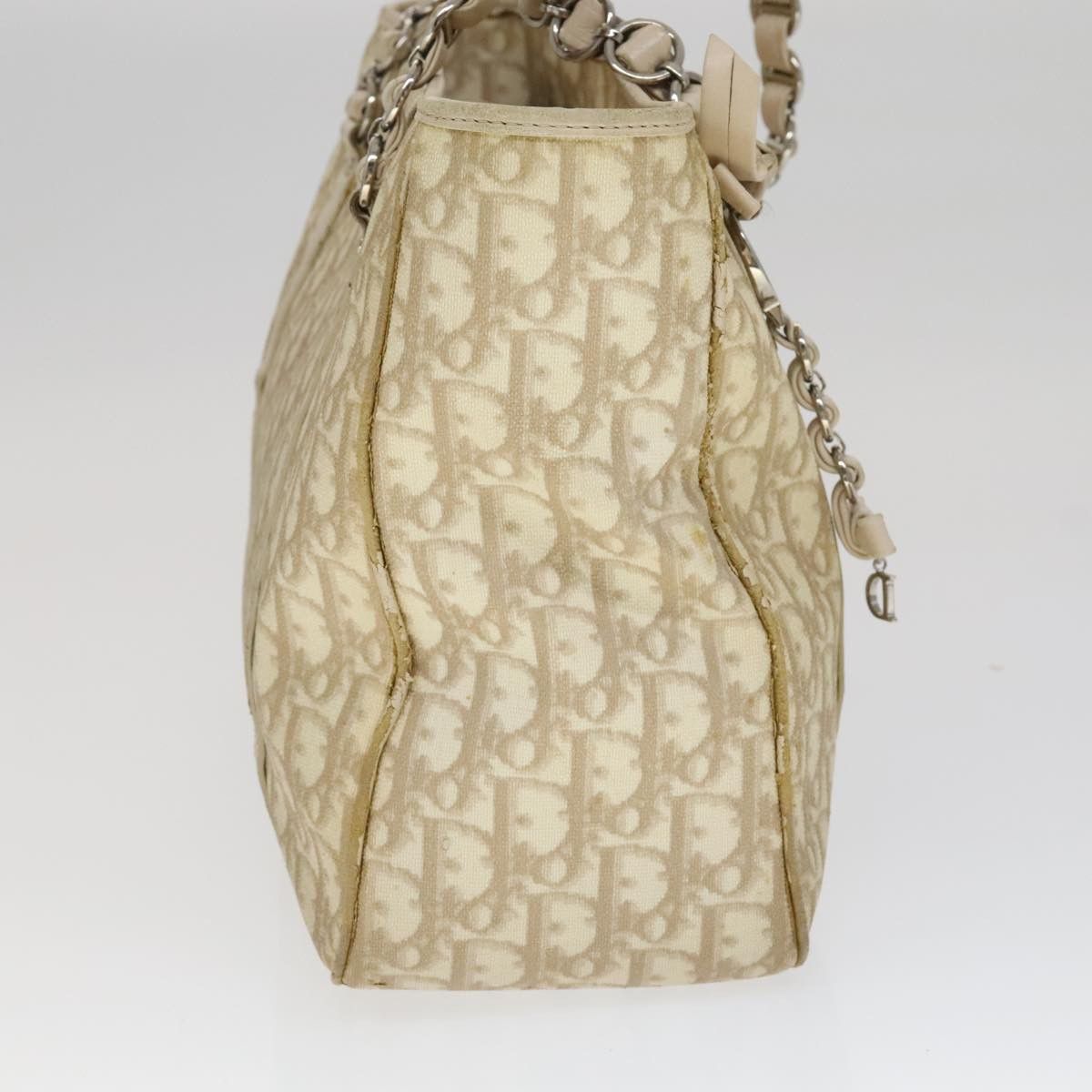 Dior DIOR Trotter Canvas Romantic Shoulder Bag Pvc Beige Silver Size ONE SIZE - 5 Thumbnail