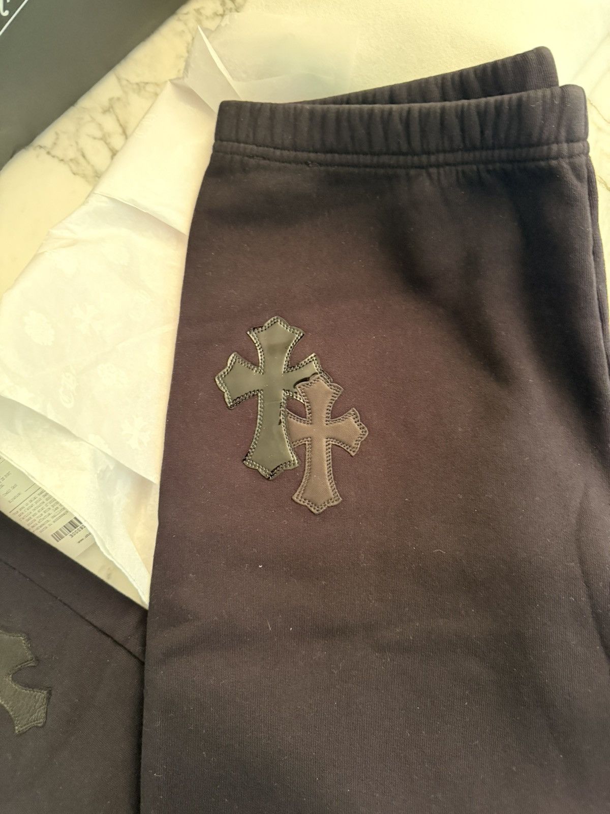 Chrome Hearts Sweat pants paper jam full of patches Size US 38 / EU 54 - 5 Thumbnail