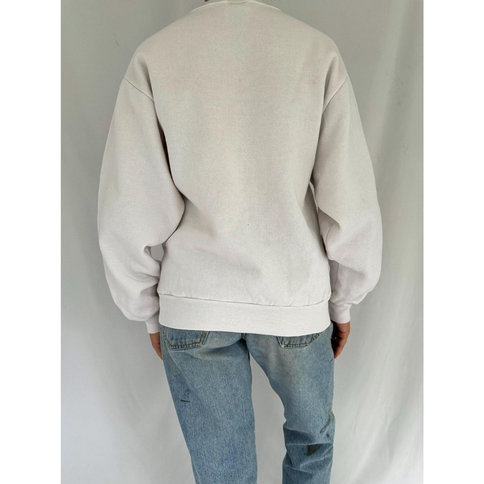 Jerzees 90s vintage white joy of the lord holiday pullover sweater Size S / US 4 / IT 40 - 4 Thumbnail
