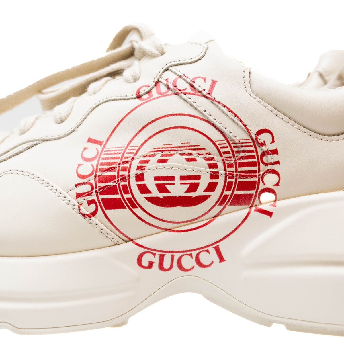 Gucci Gucci Rhyton Interlocking Disk Leather Sneakers Wmns Sz8.5US Size US 8.5 / IT 38.5 - 6 Thumbnail